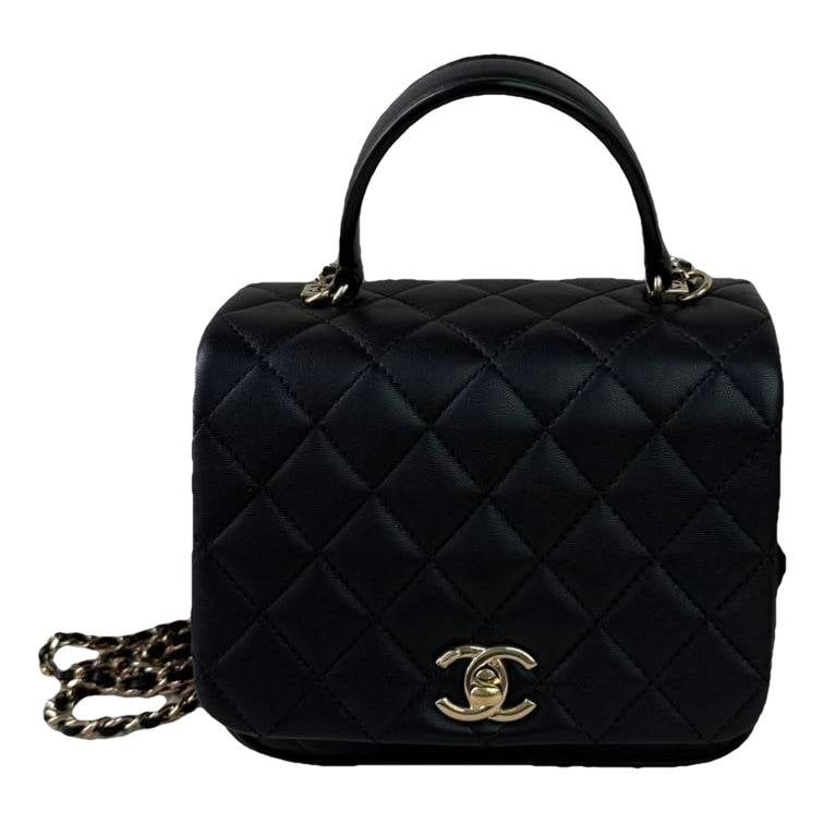 Coco Handle leather handbag