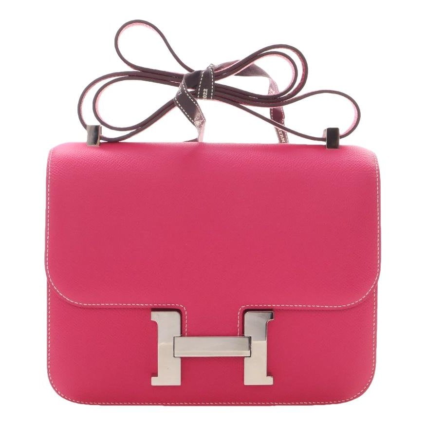 Constance leather crossbody bag