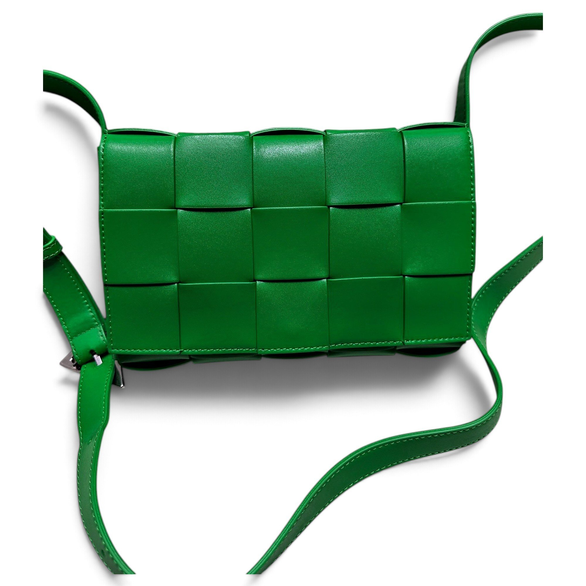 Cassette leather crossbody bag