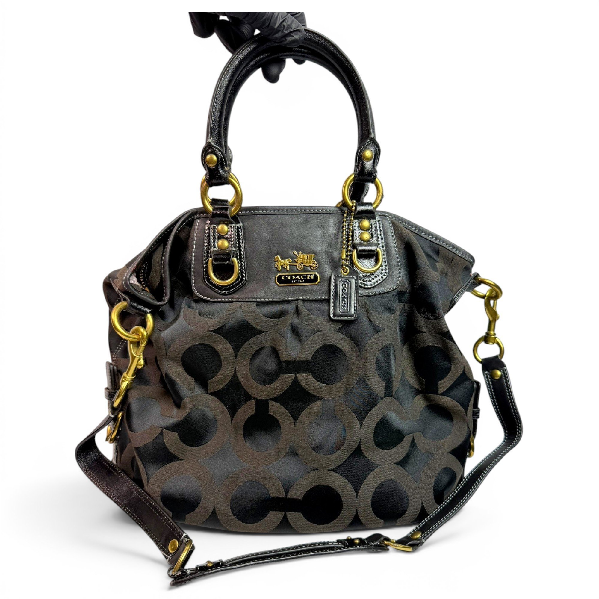 Canvas Courier Crossbody cloth handbag