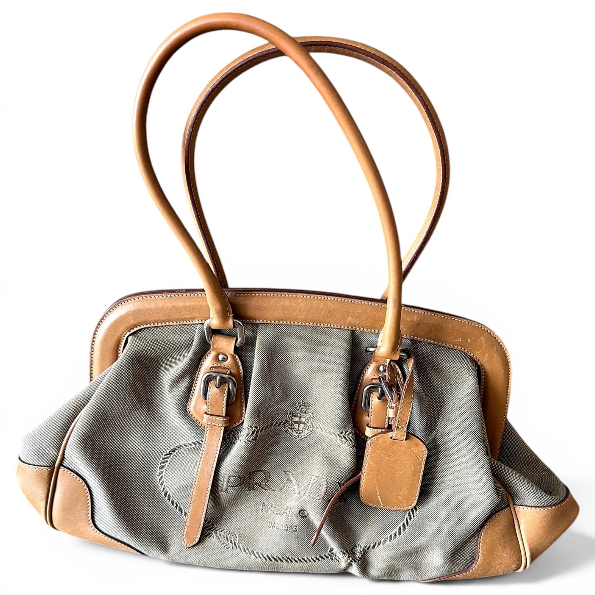 Leather handbag