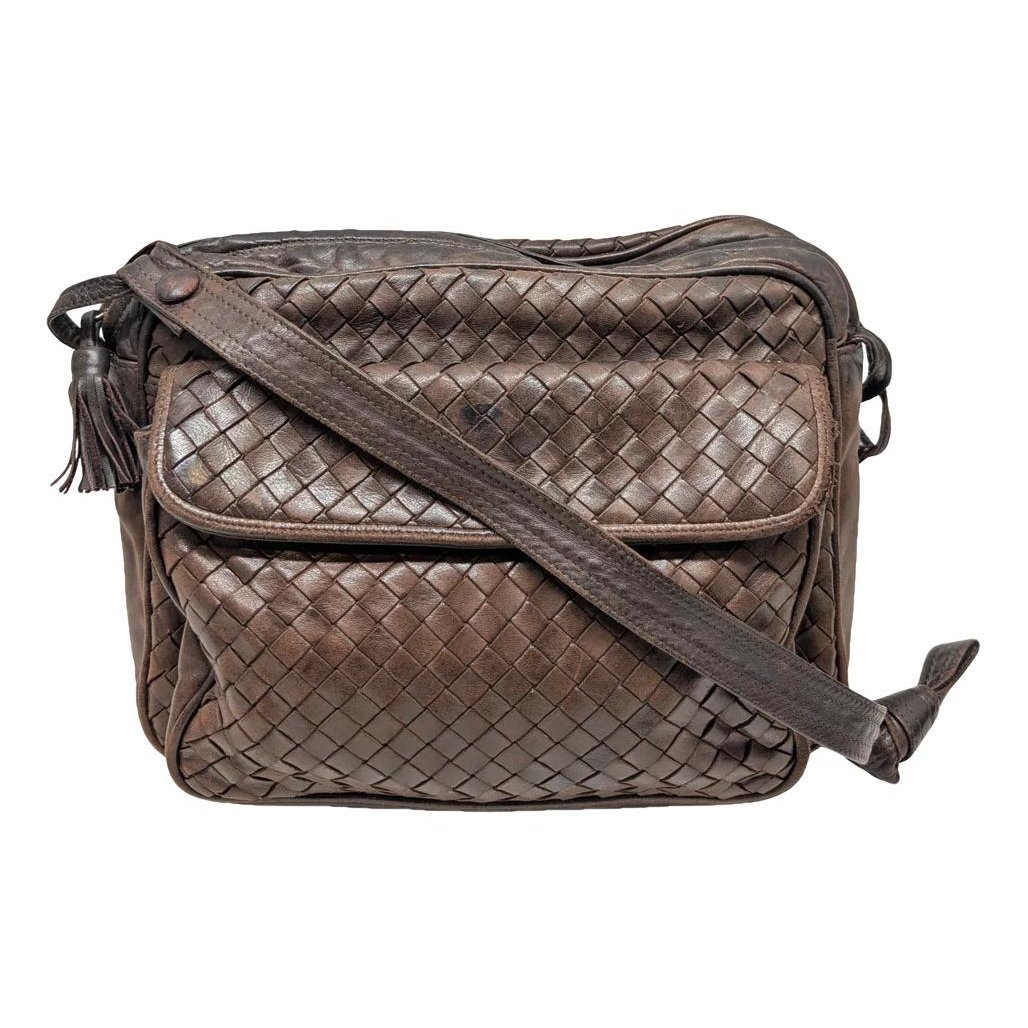 Leather crossbody bag