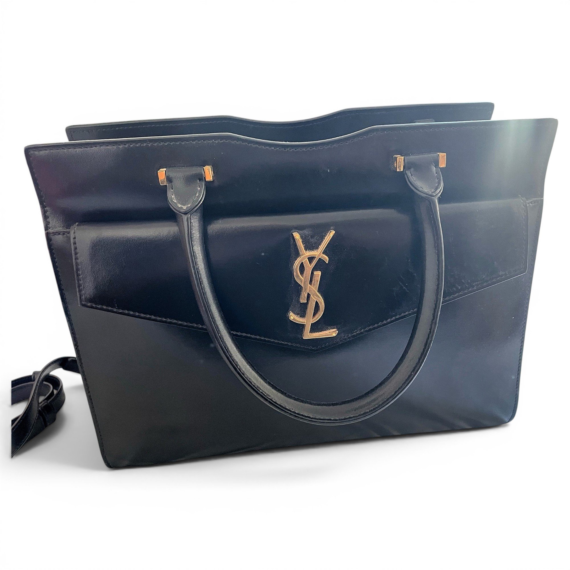 Leather tote