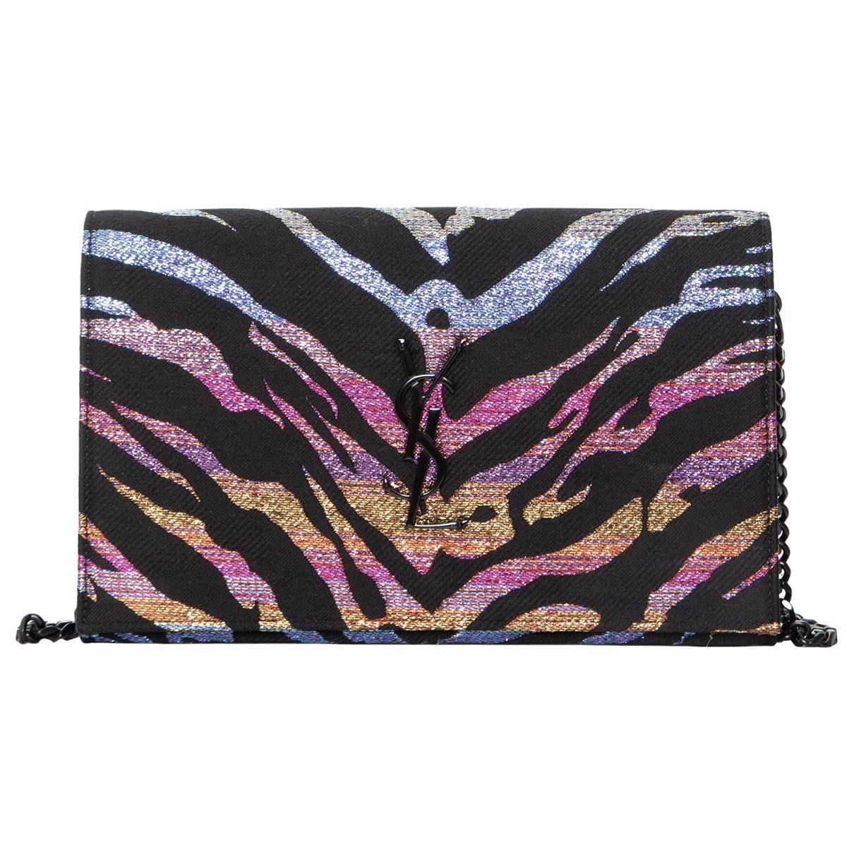 Kate monogramme glitter clutch bag