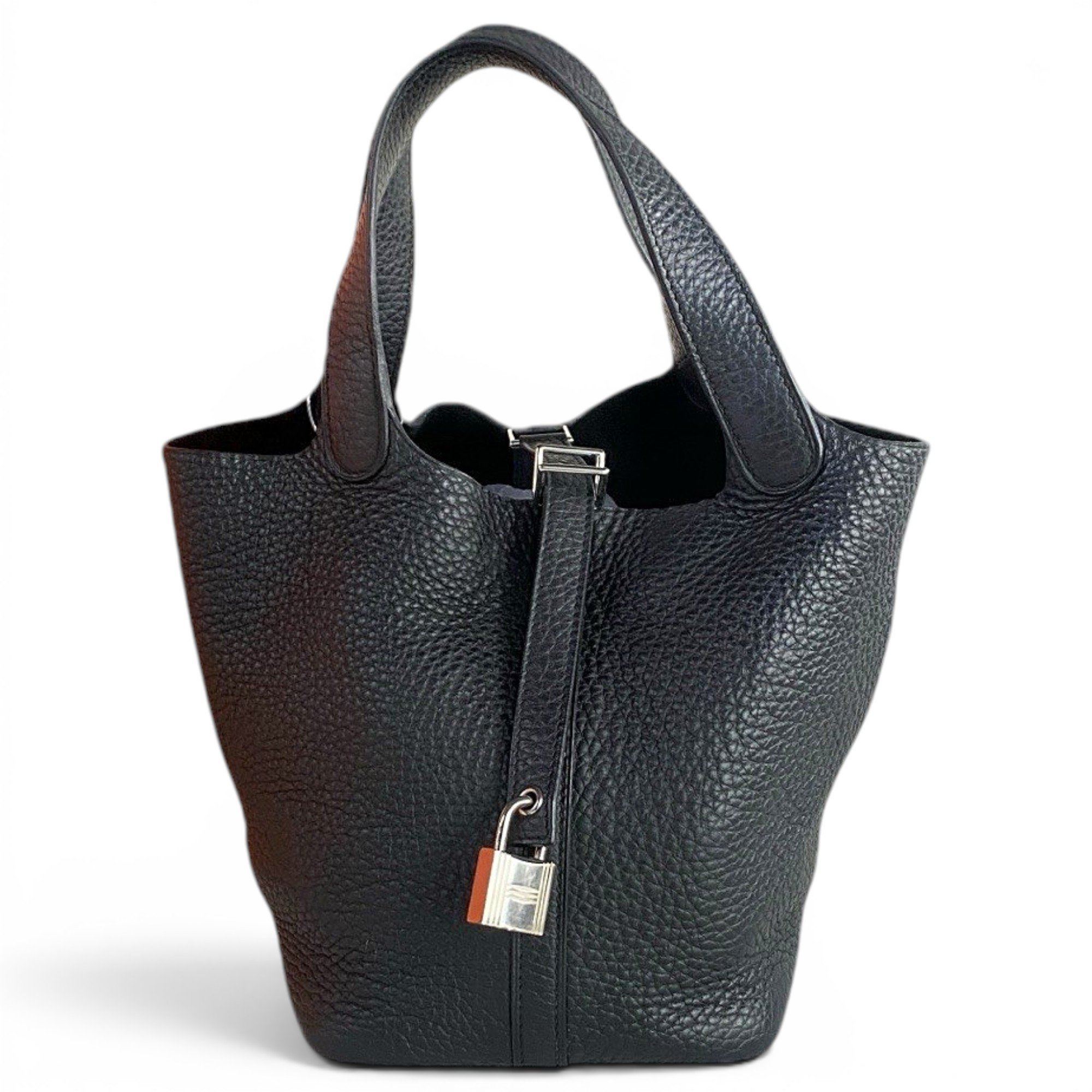Picotin leather handbag