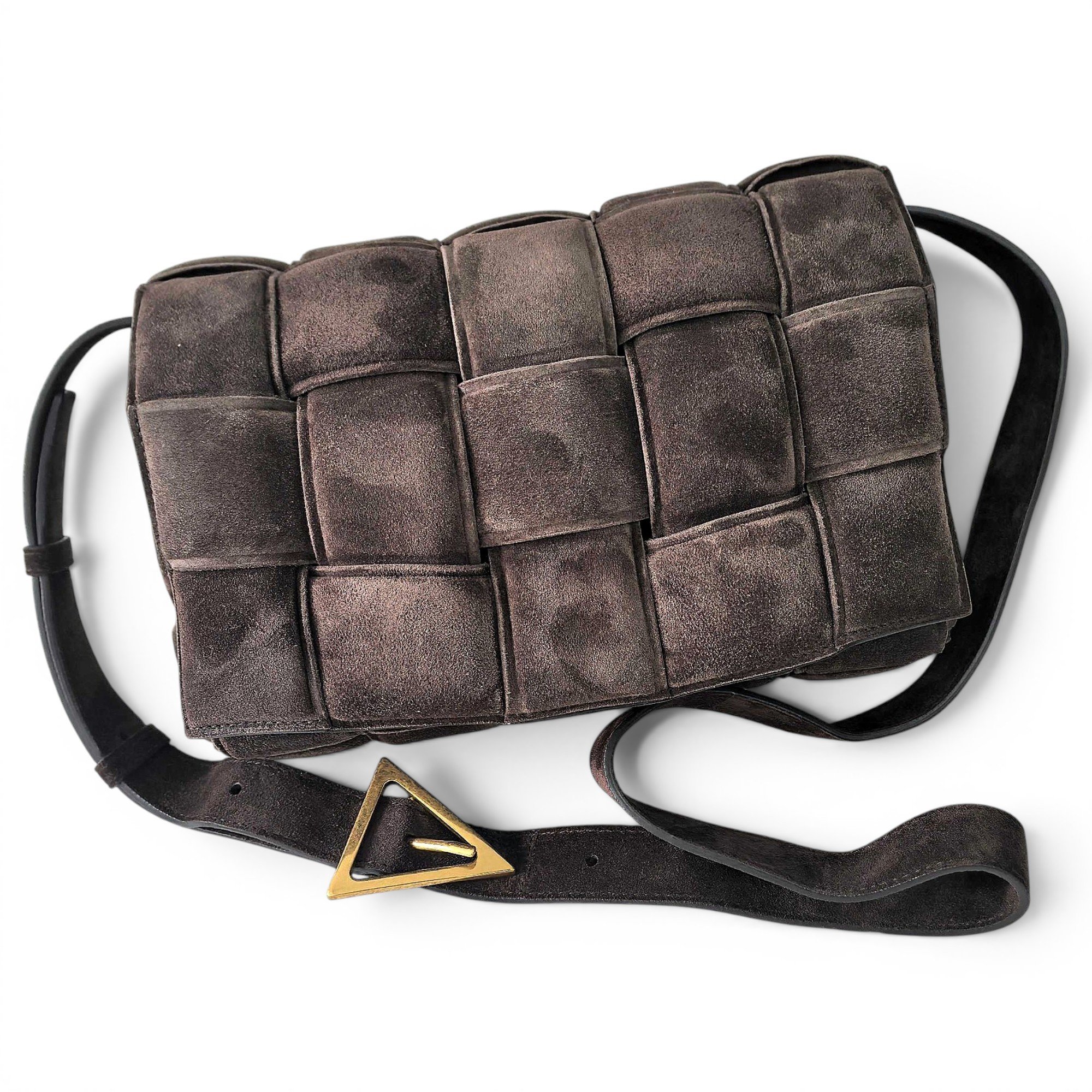 Cassette Padded leather crossbody bag