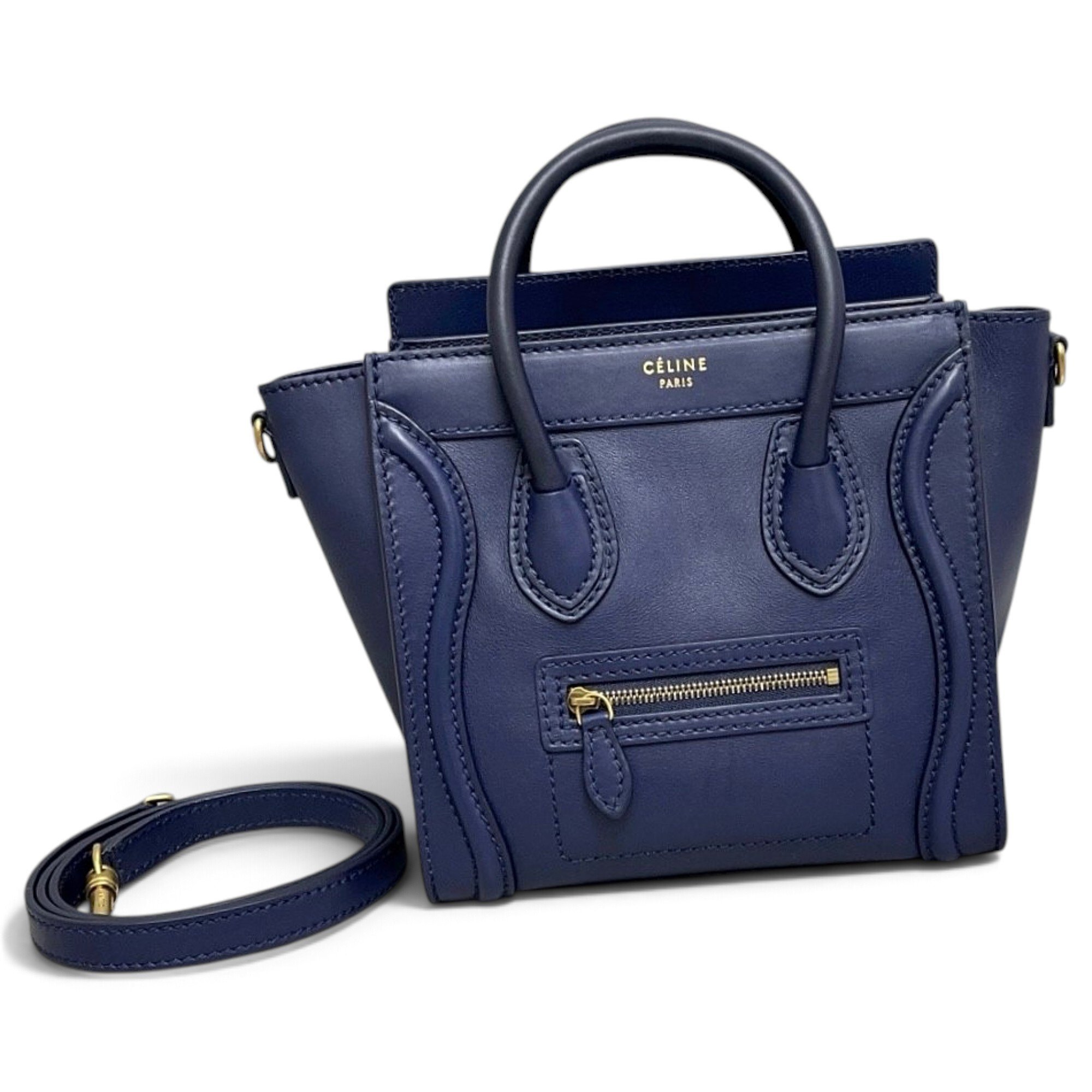 Nano Luggage leather handbag