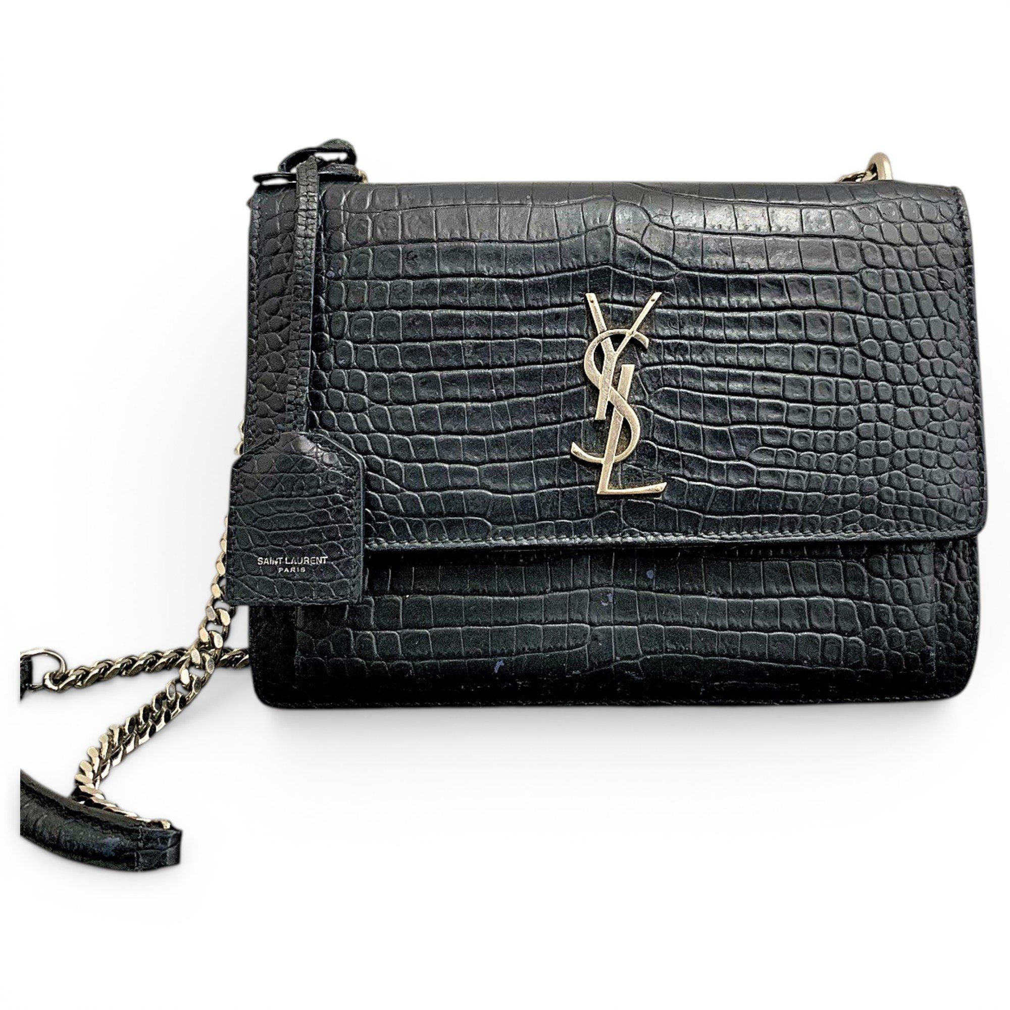 Sunset leather crossbody bag
