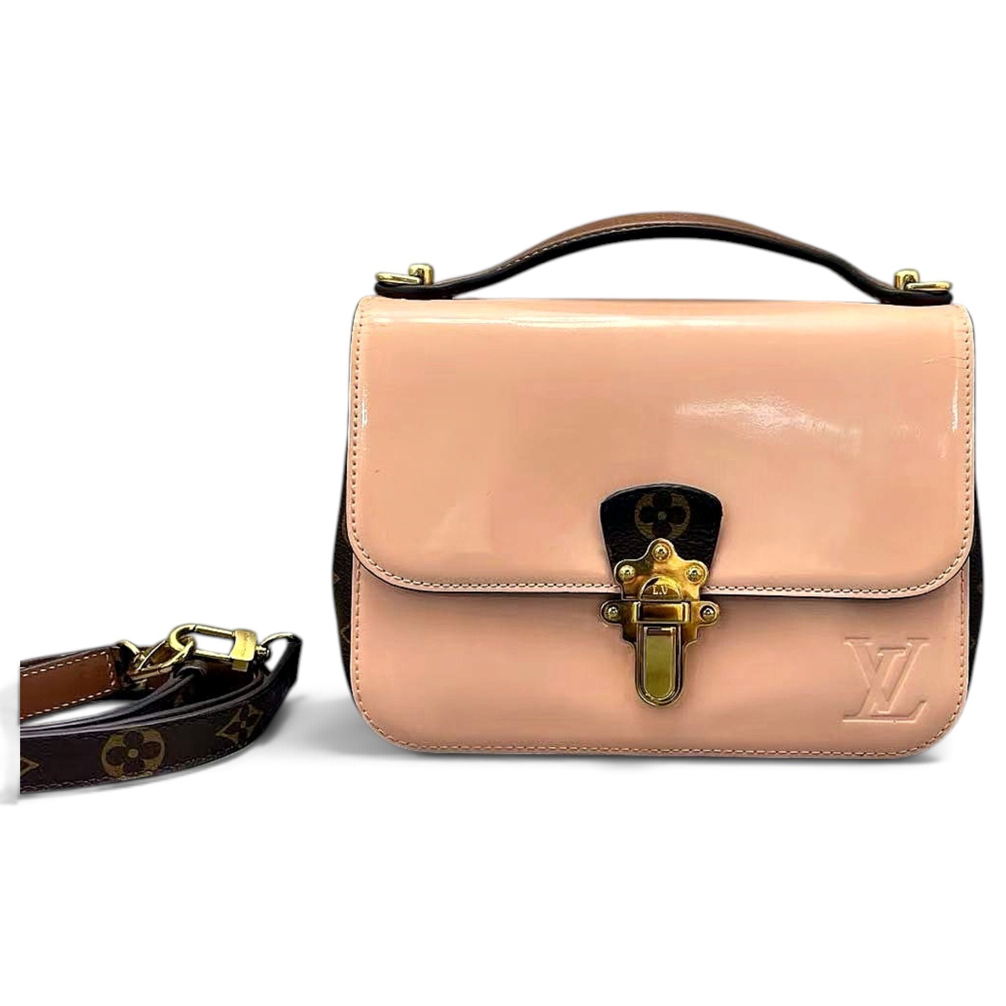 Metis patent leather crossbody bag