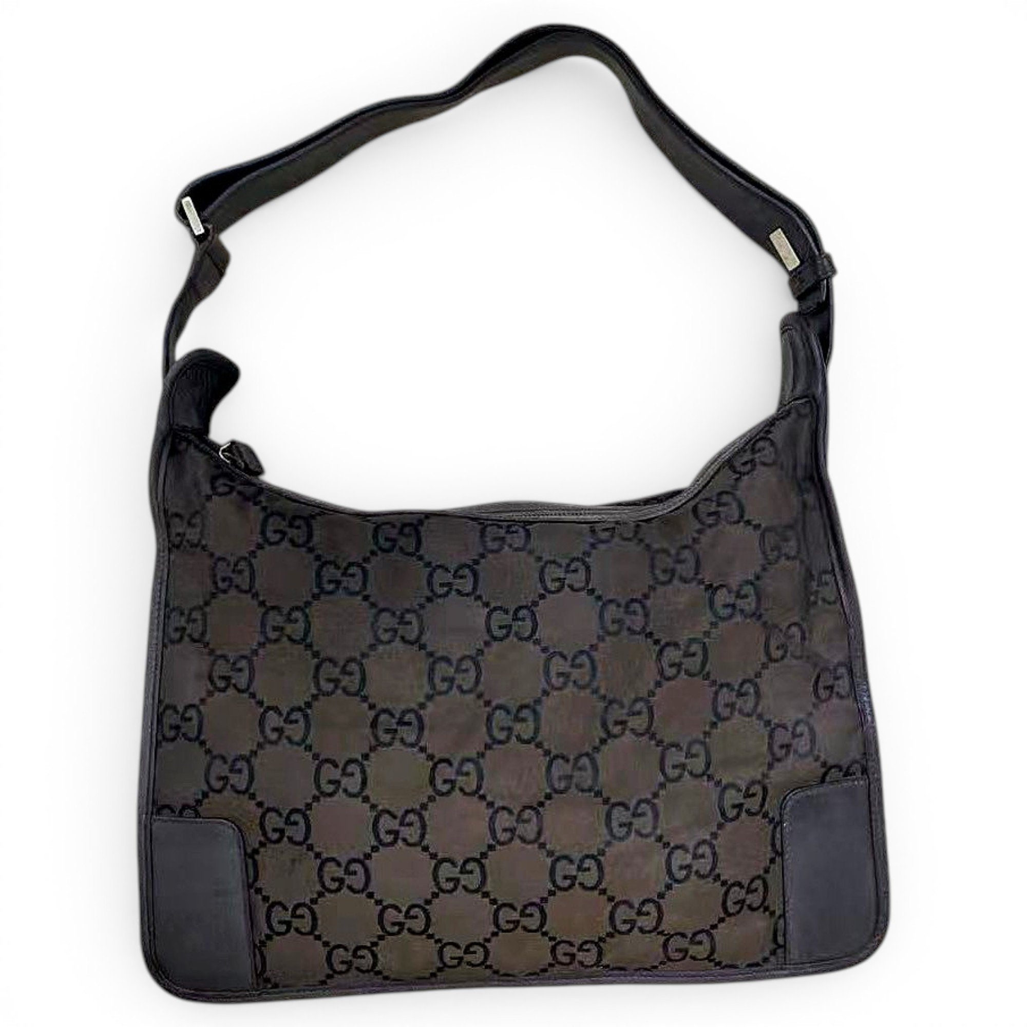 Hobo leather handbag