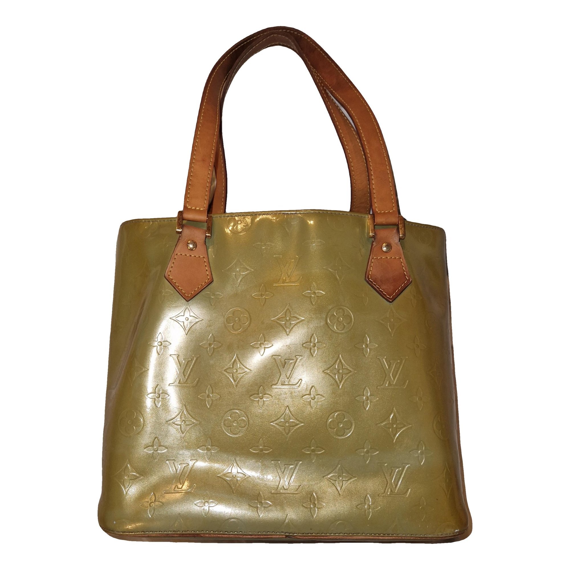 Houston patent leather handbag
