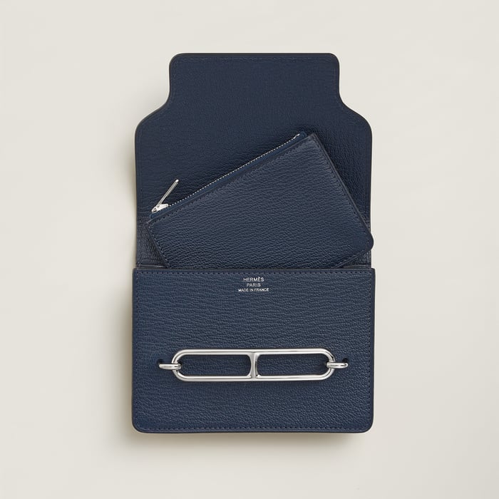 Navy Roulis Slim Wallet