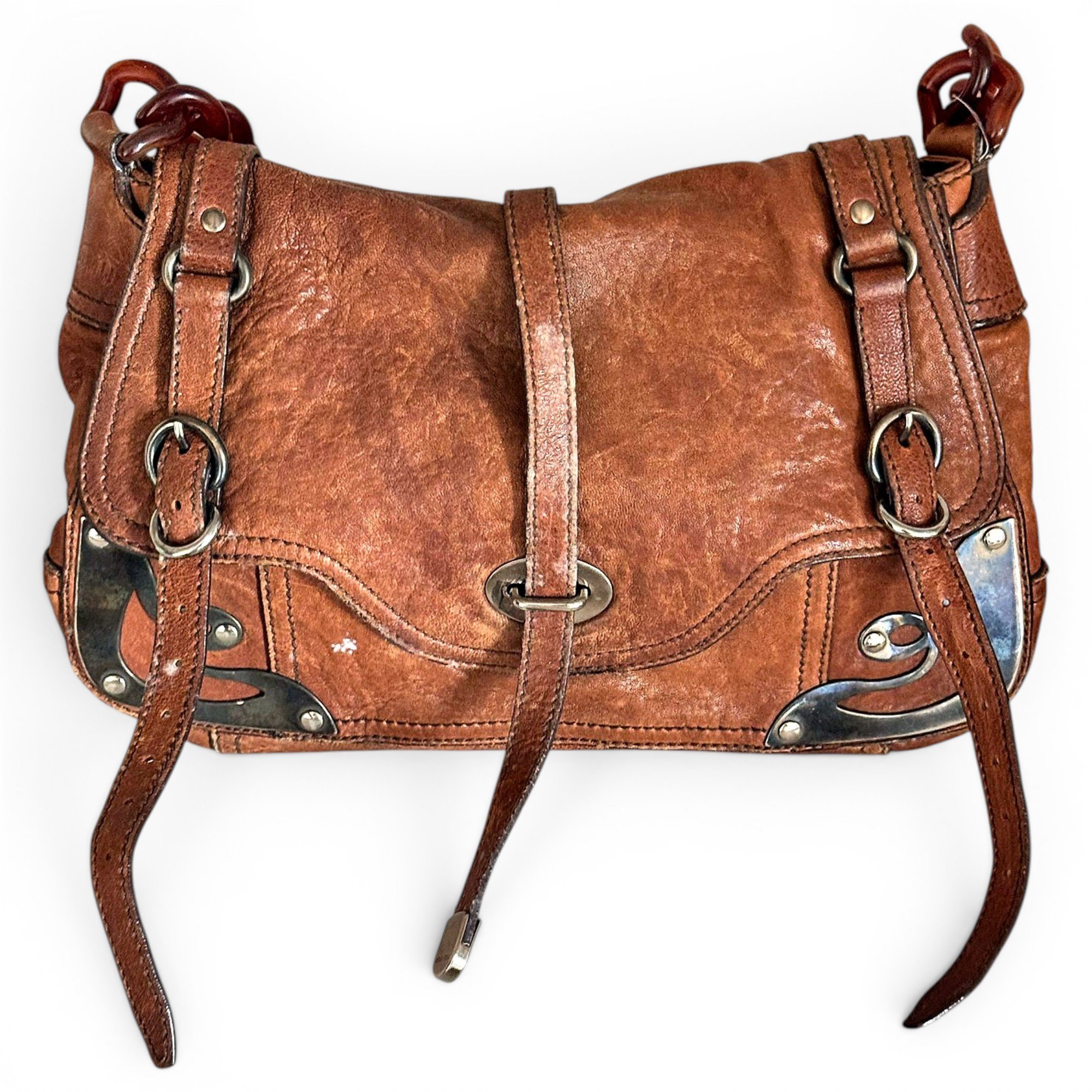Leather handbag