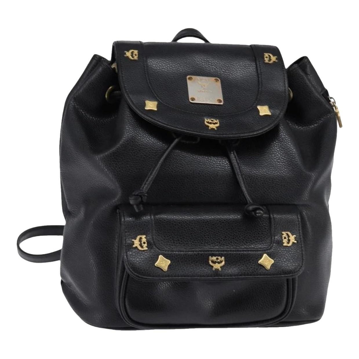 Leather backpack
