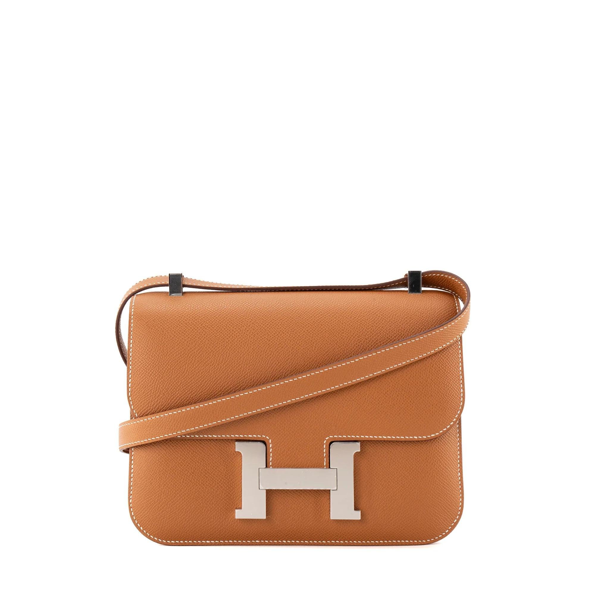 Hermes Constance 24 Handbag Gold Epsom Leather 2026