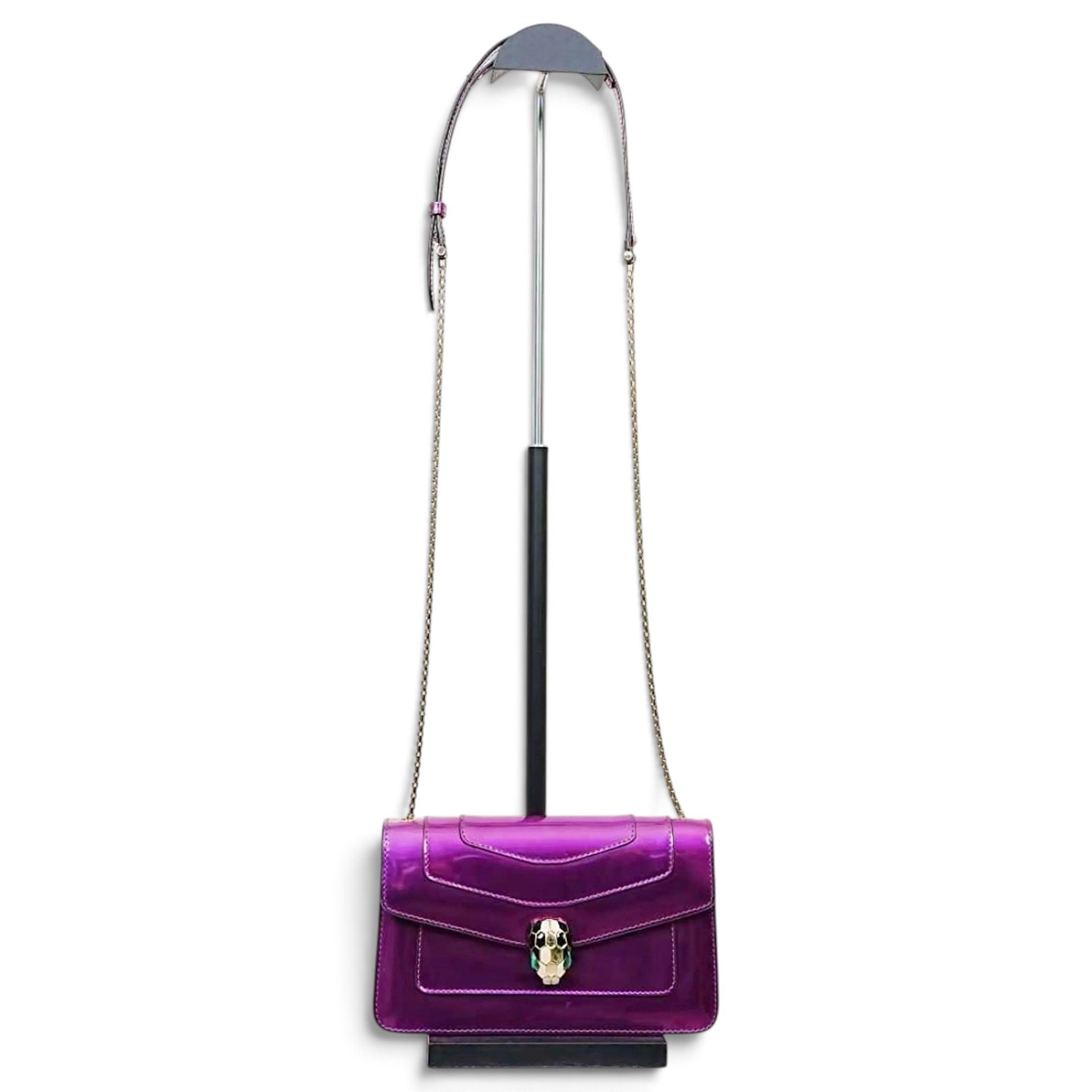 Serpenti leather crossbody bag