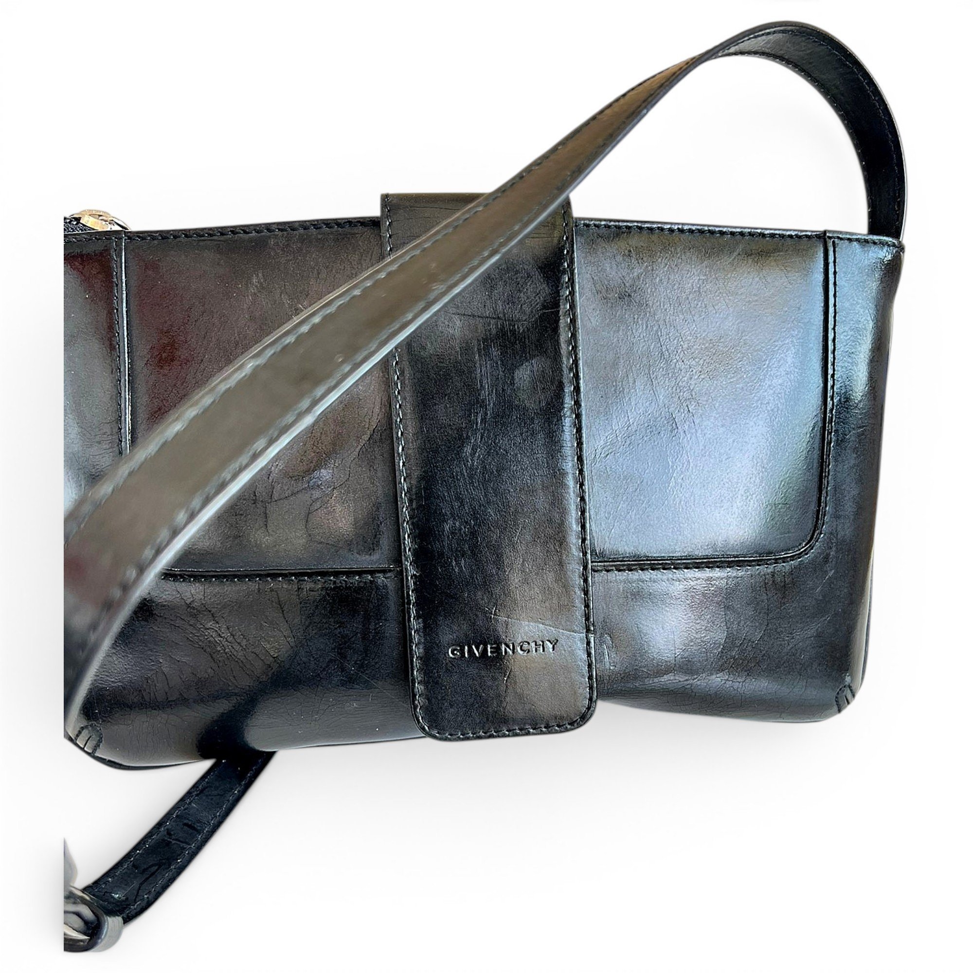 Leather handbag
