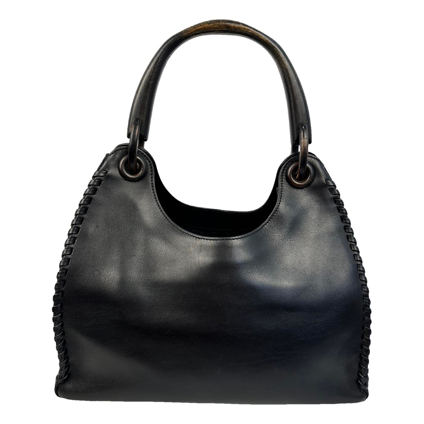 Hobo leather handbag