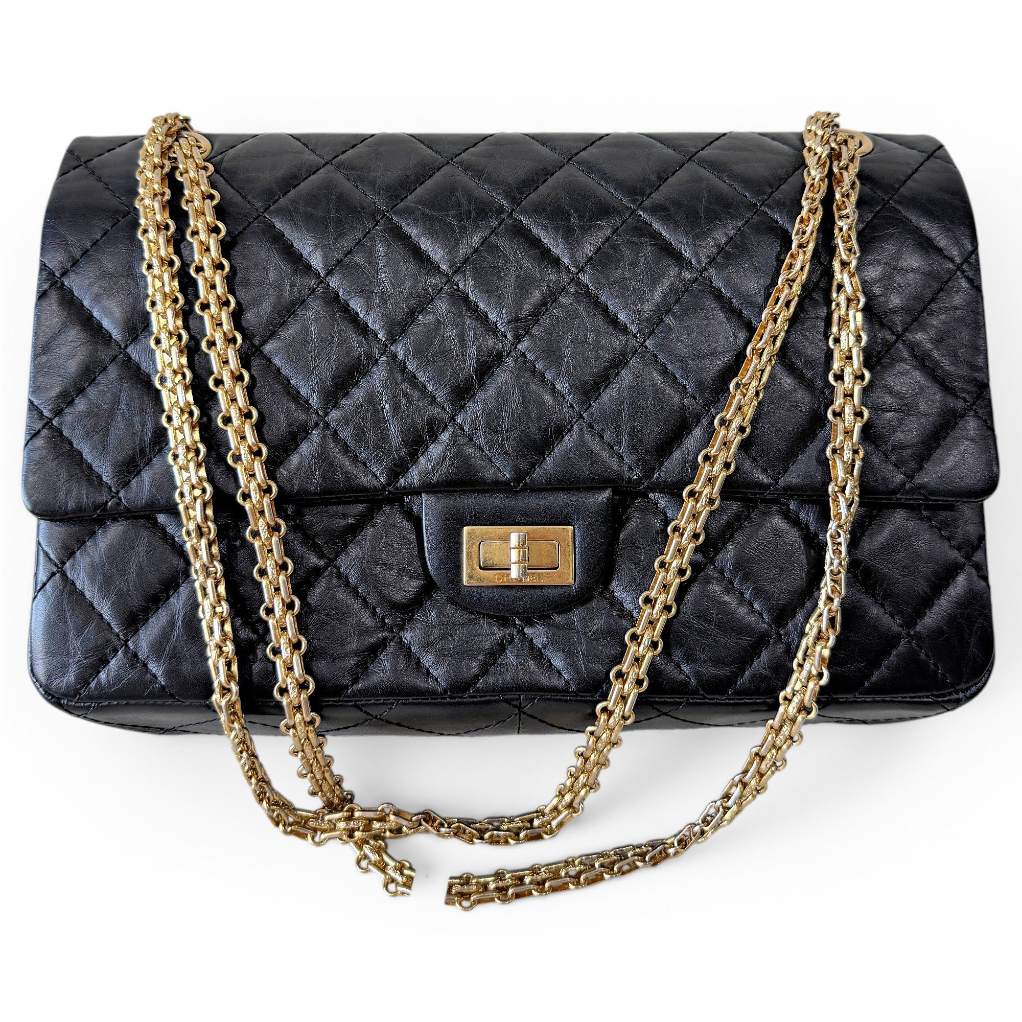 2.55 leather handbag
