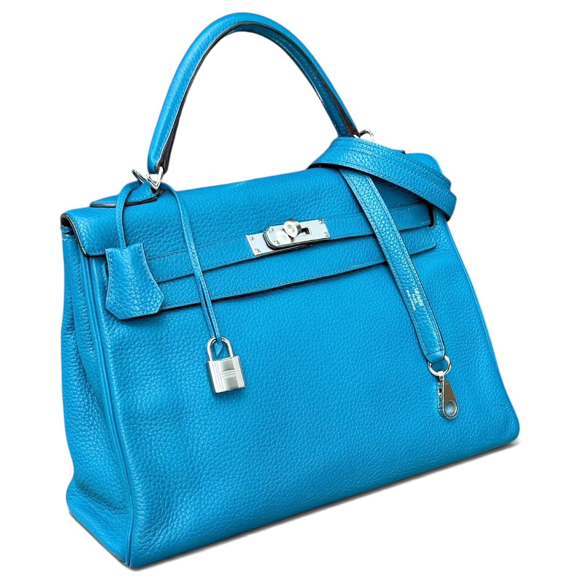 Kelly 32 leather handbag