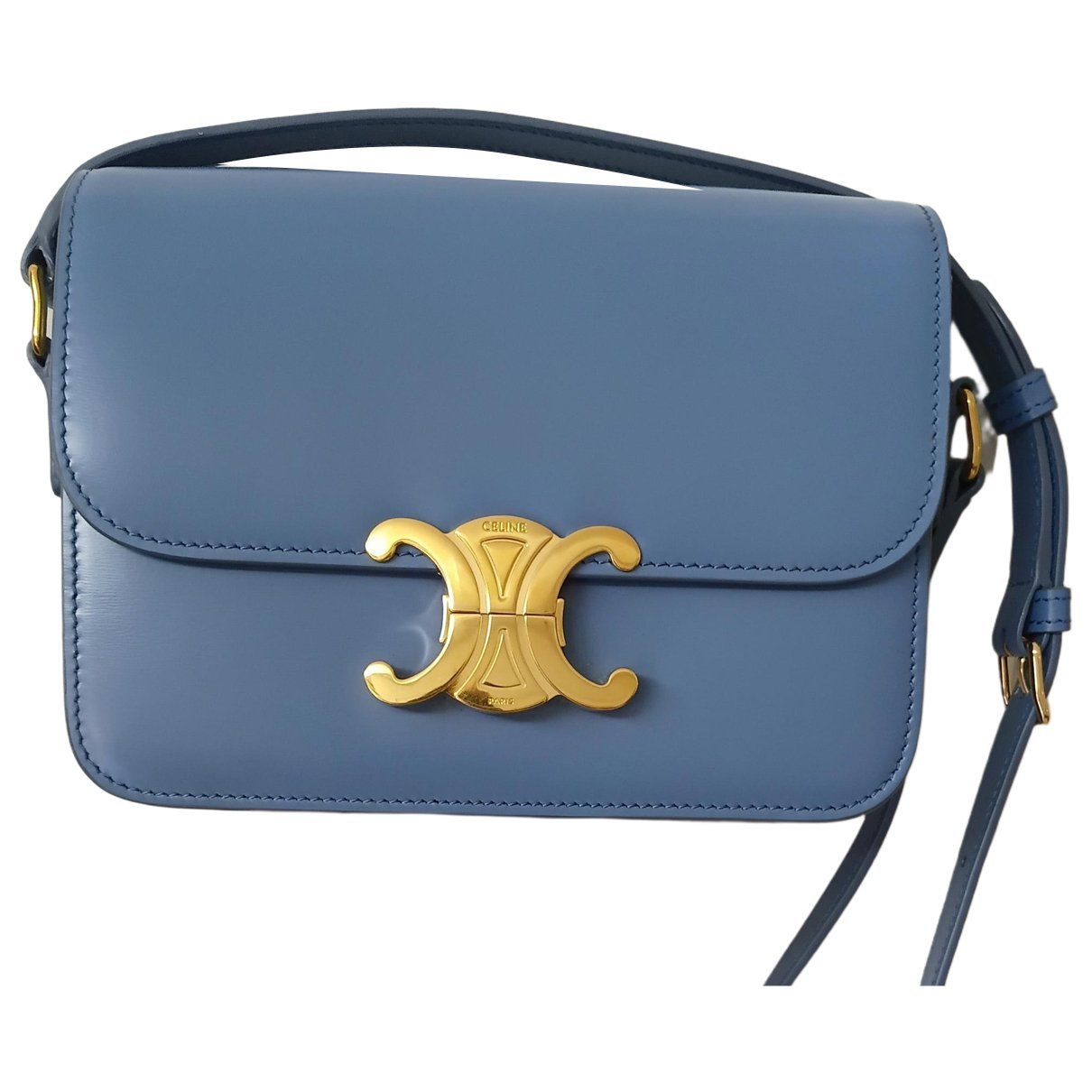 Triomphe leather handbag