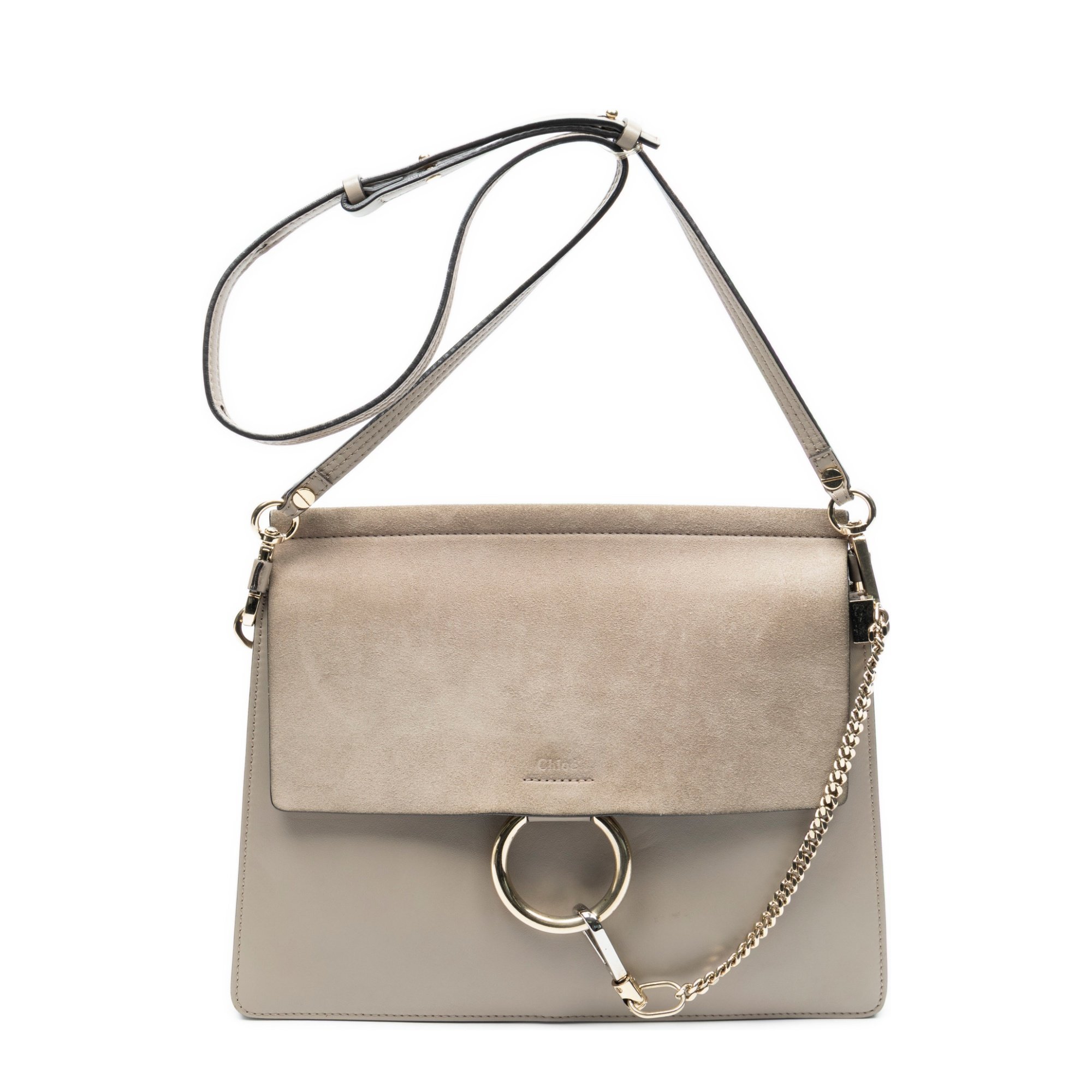 Faye leather handbag
