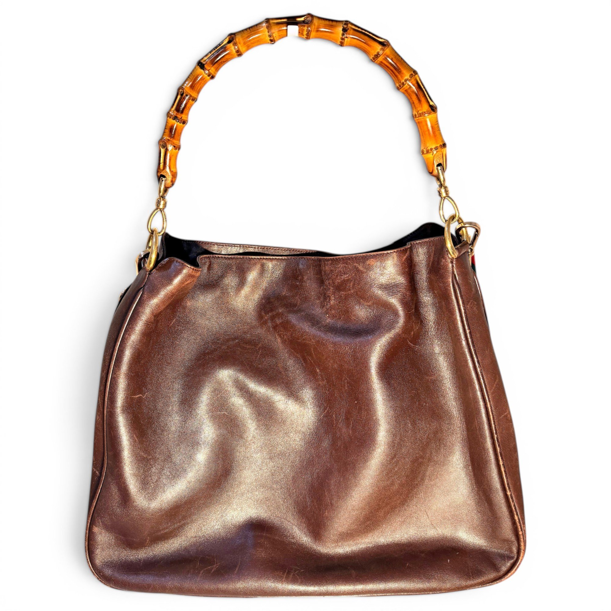Leather handbag