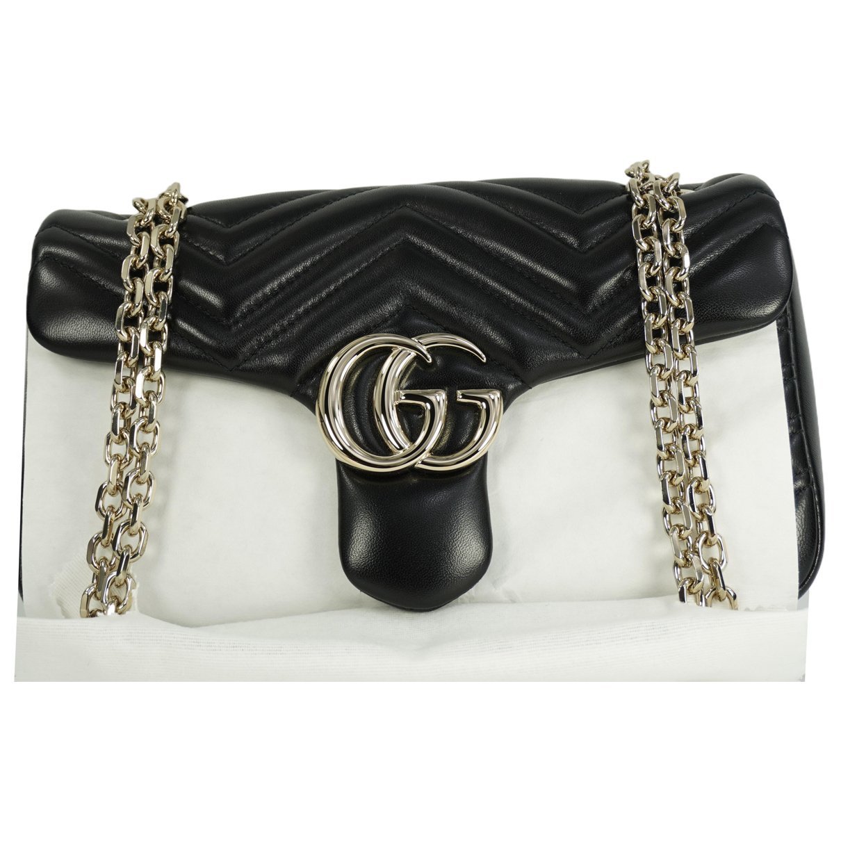 GG Marmont Flap leather handbag