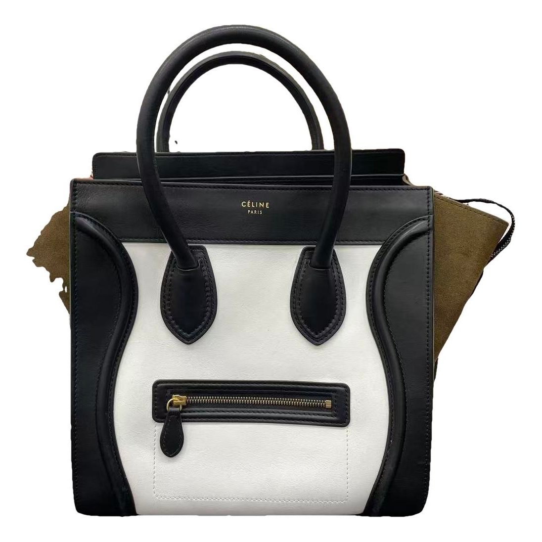 Luggage leather handbag