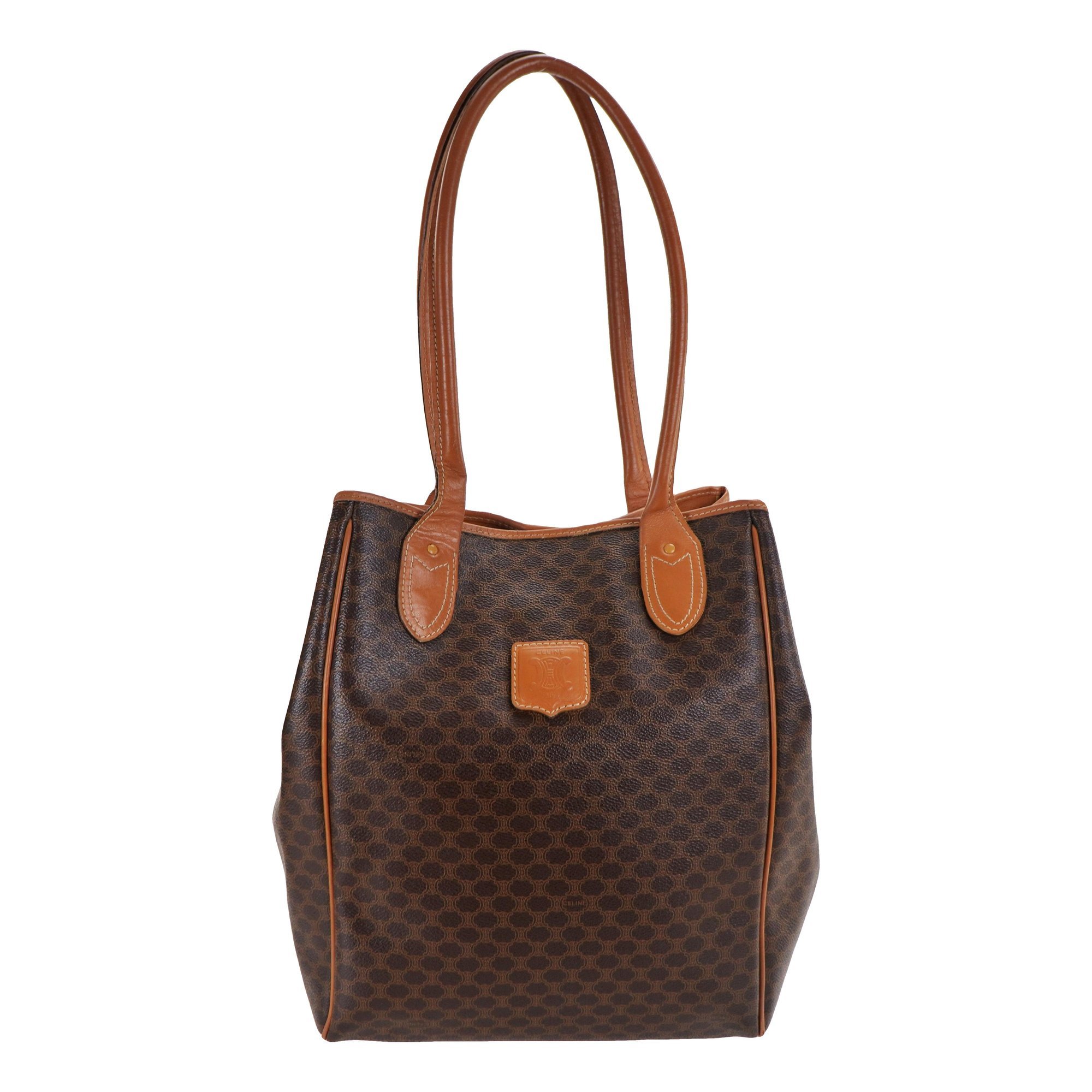 Triomphe leather handbag