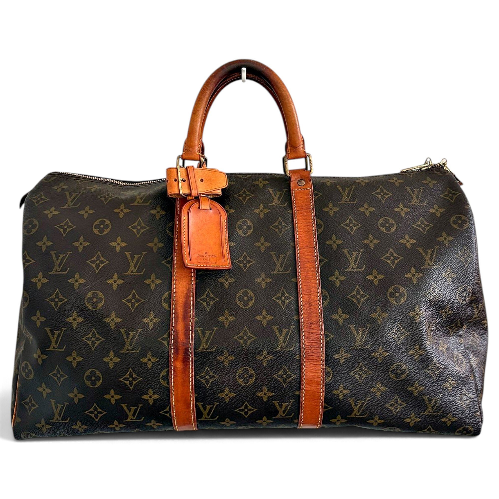Keepall leather 48h bag