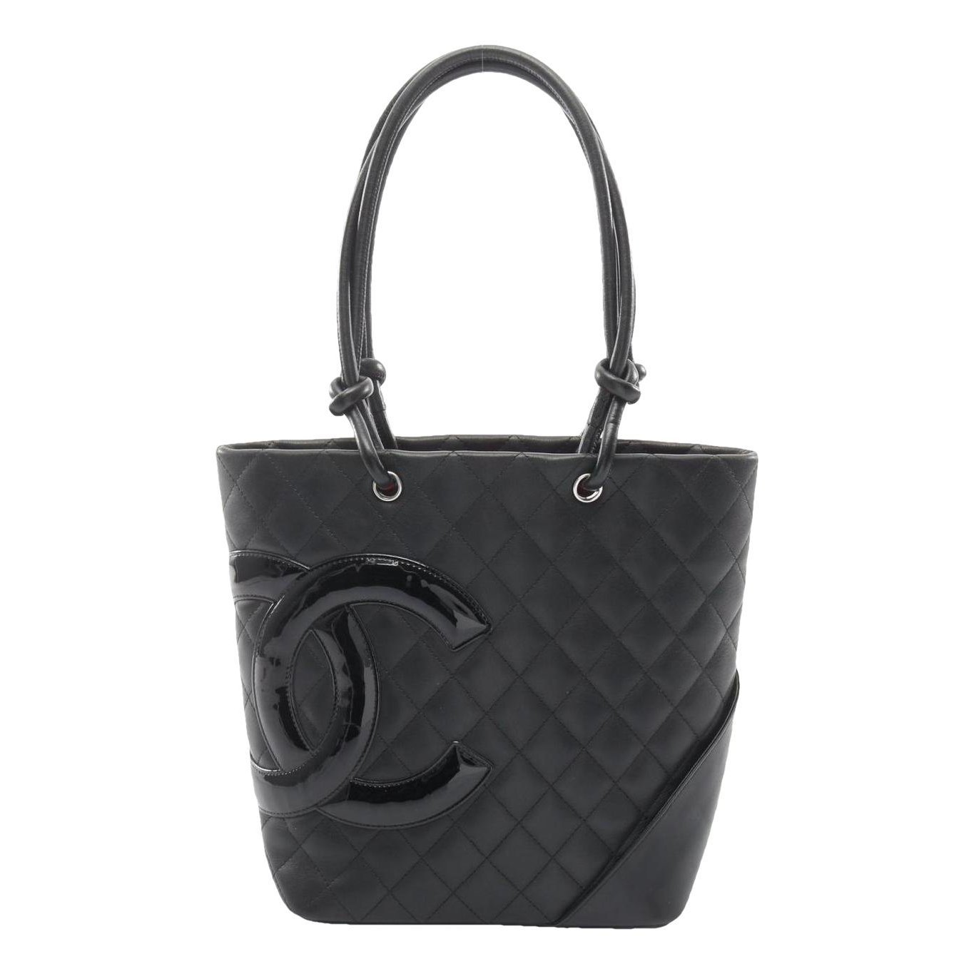 Cambon patent leather tote
