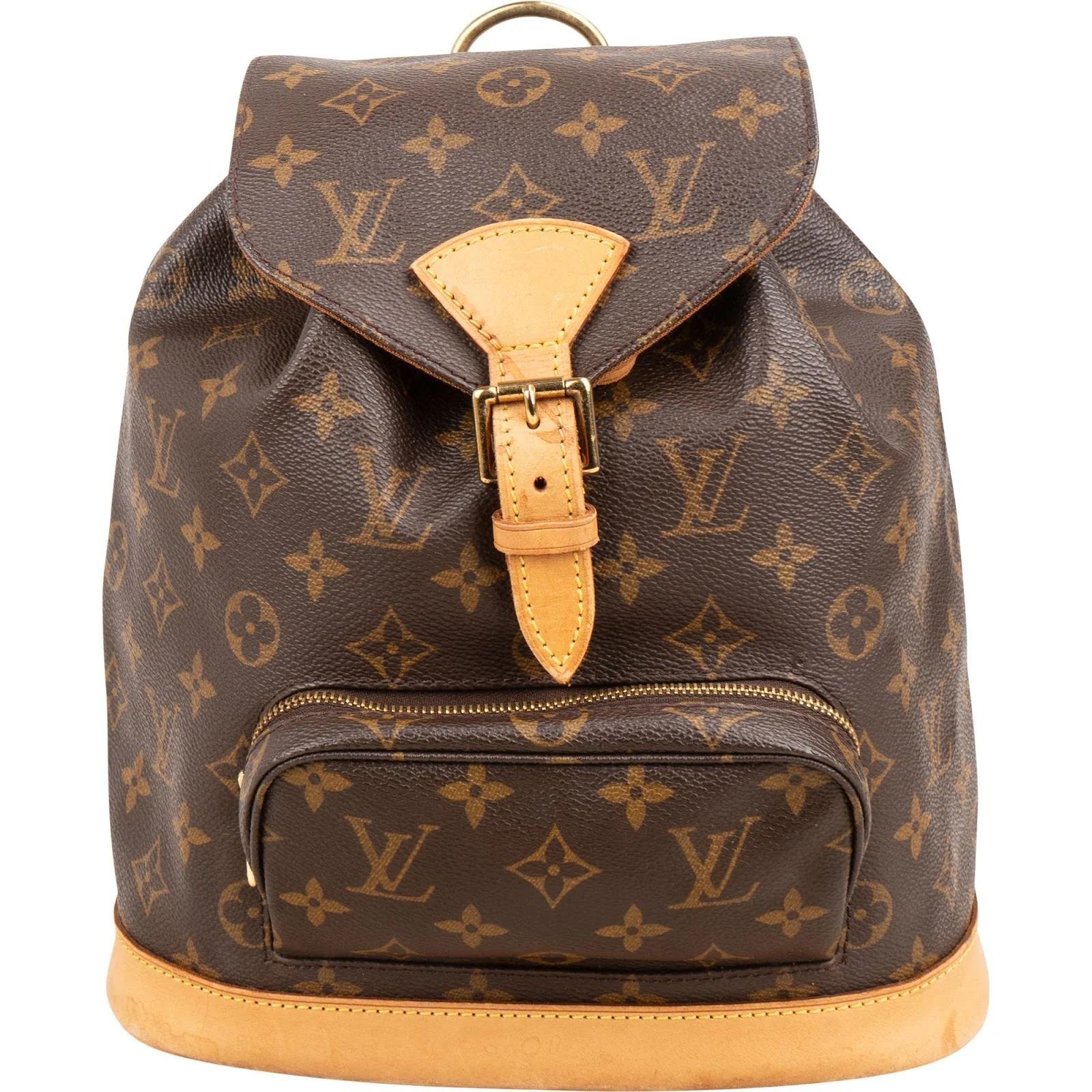 Montsouris leather backpack