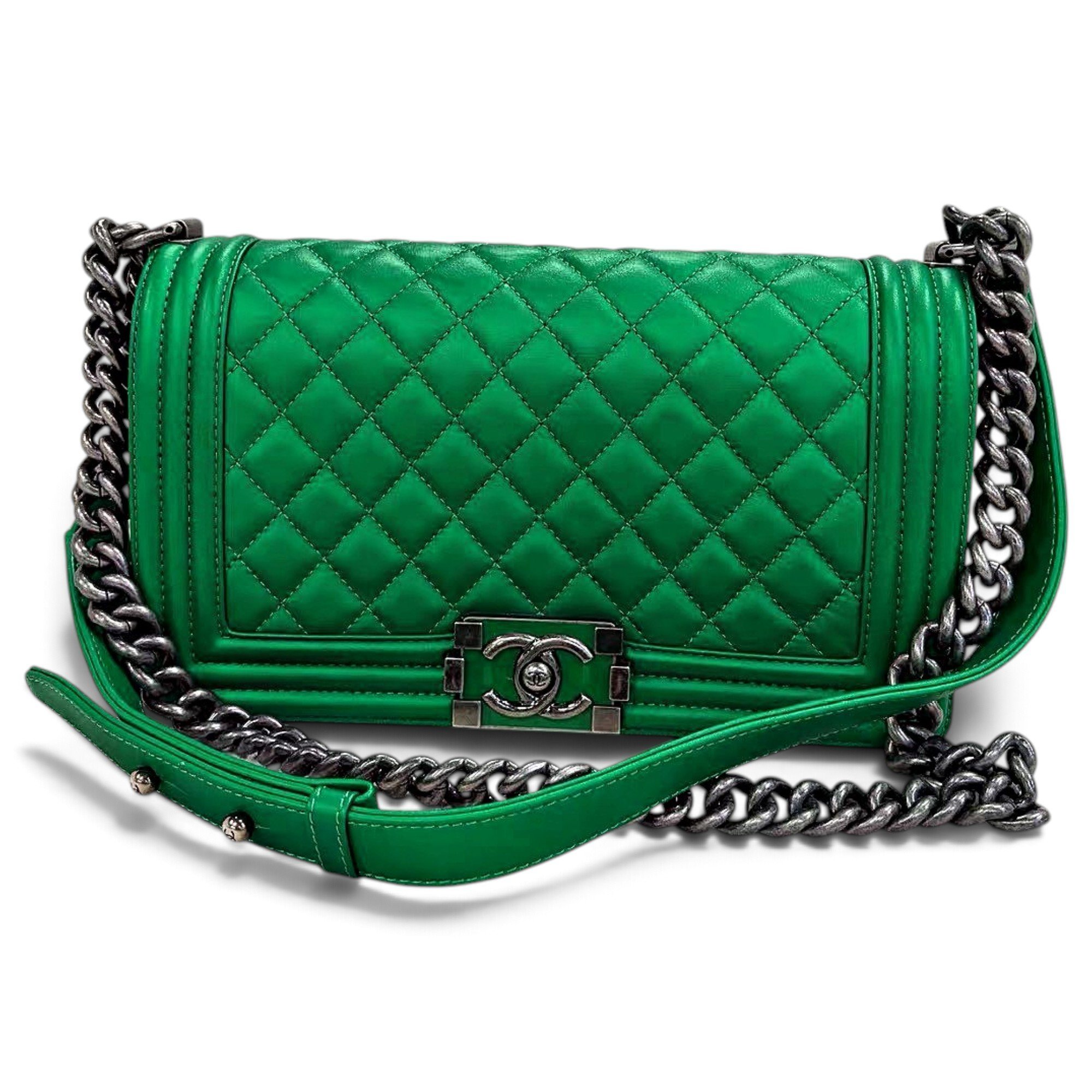 Boy leather crossbody bag