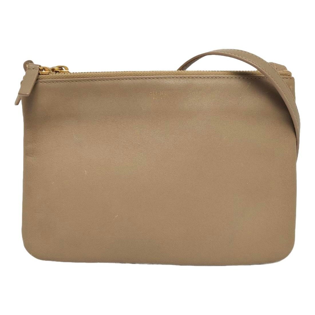Trio leather crossbody bag