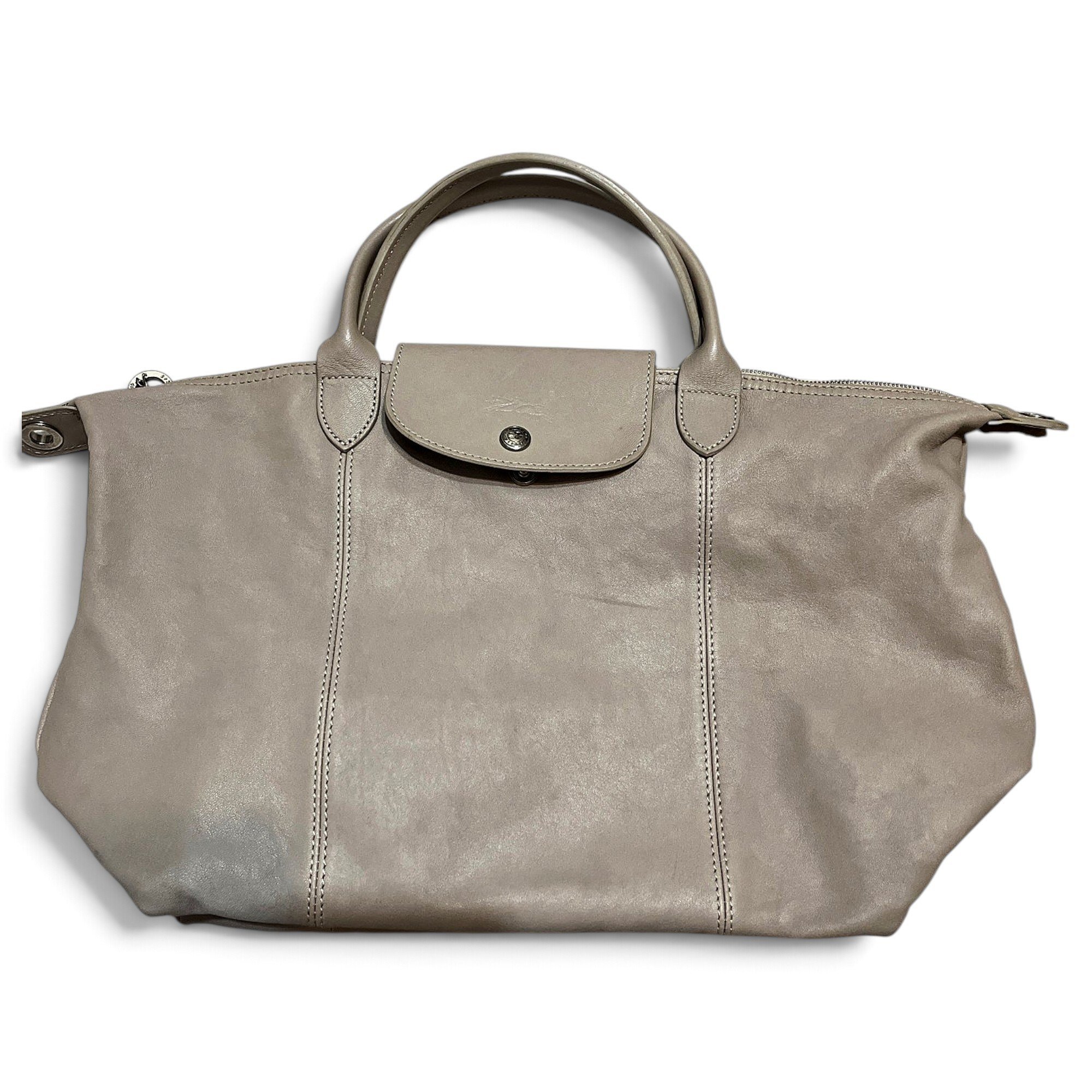 Pliage leather handbag