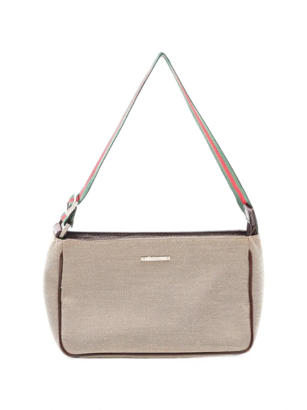 2000s Sherry line logo-plaque shoulder bag