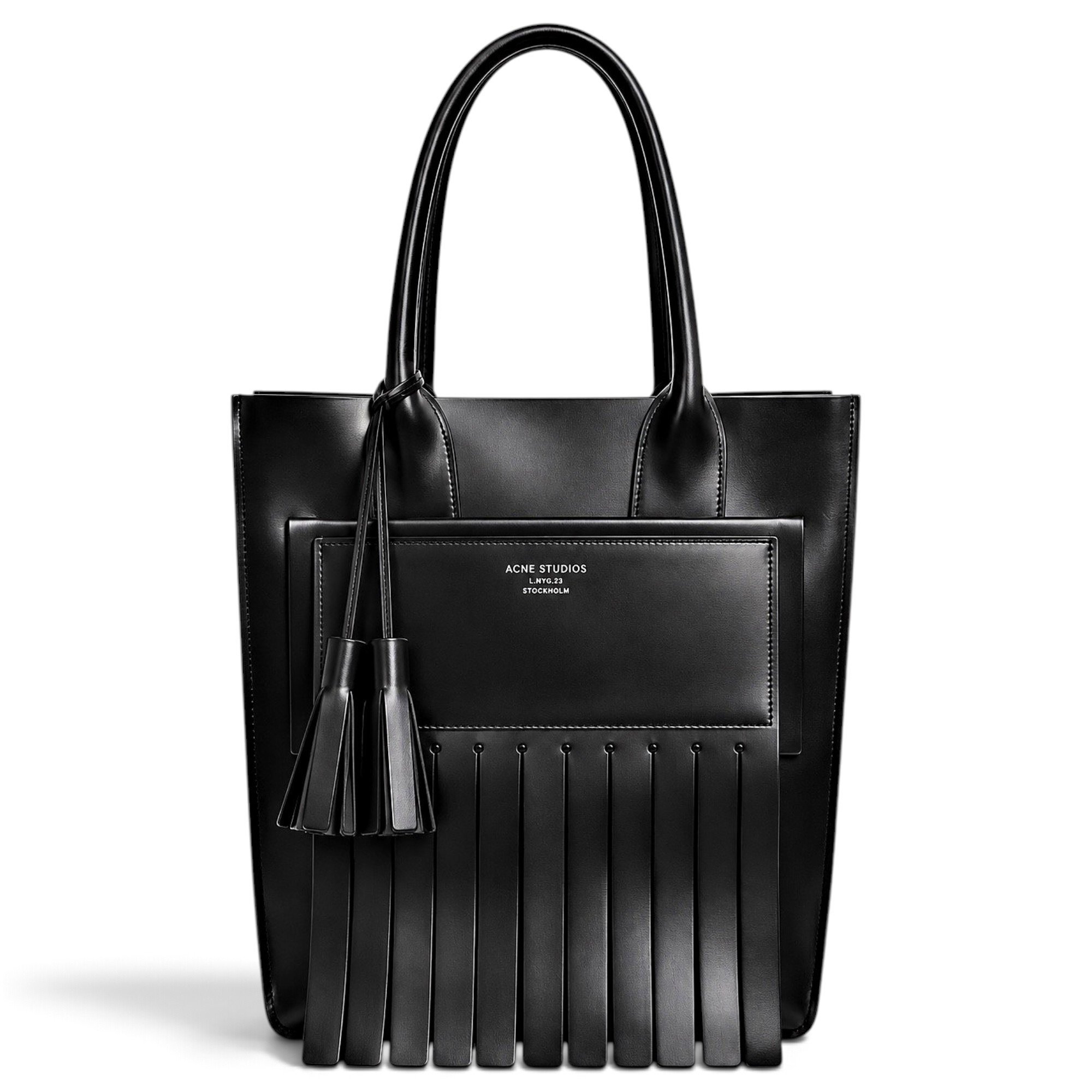 Leather tote