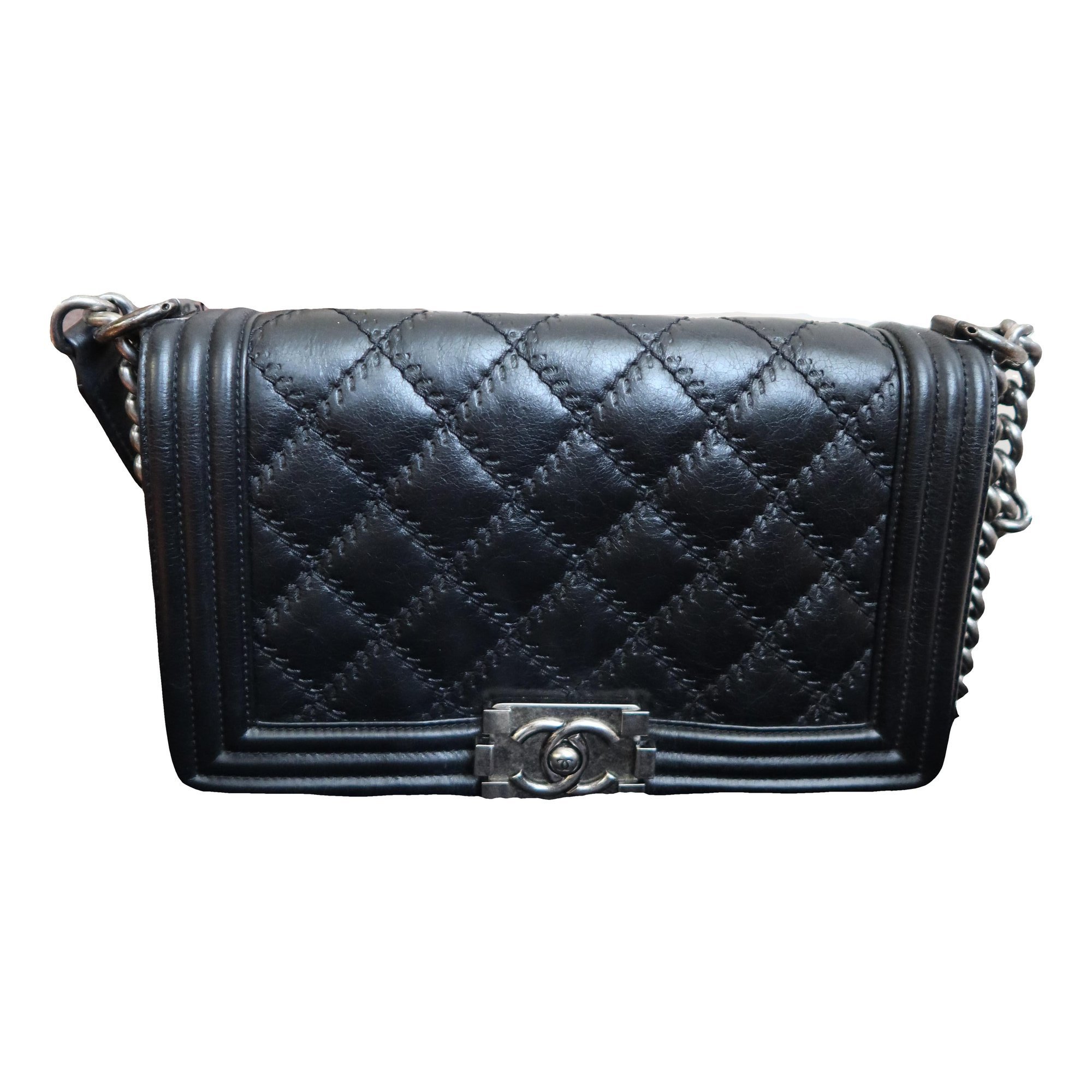 Boy leather crossbody bag