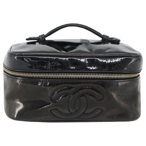 Patent leather handbag