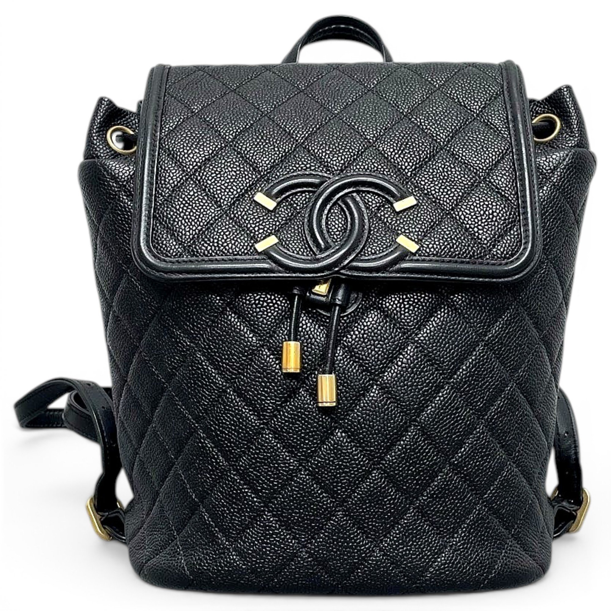 Leather backpack