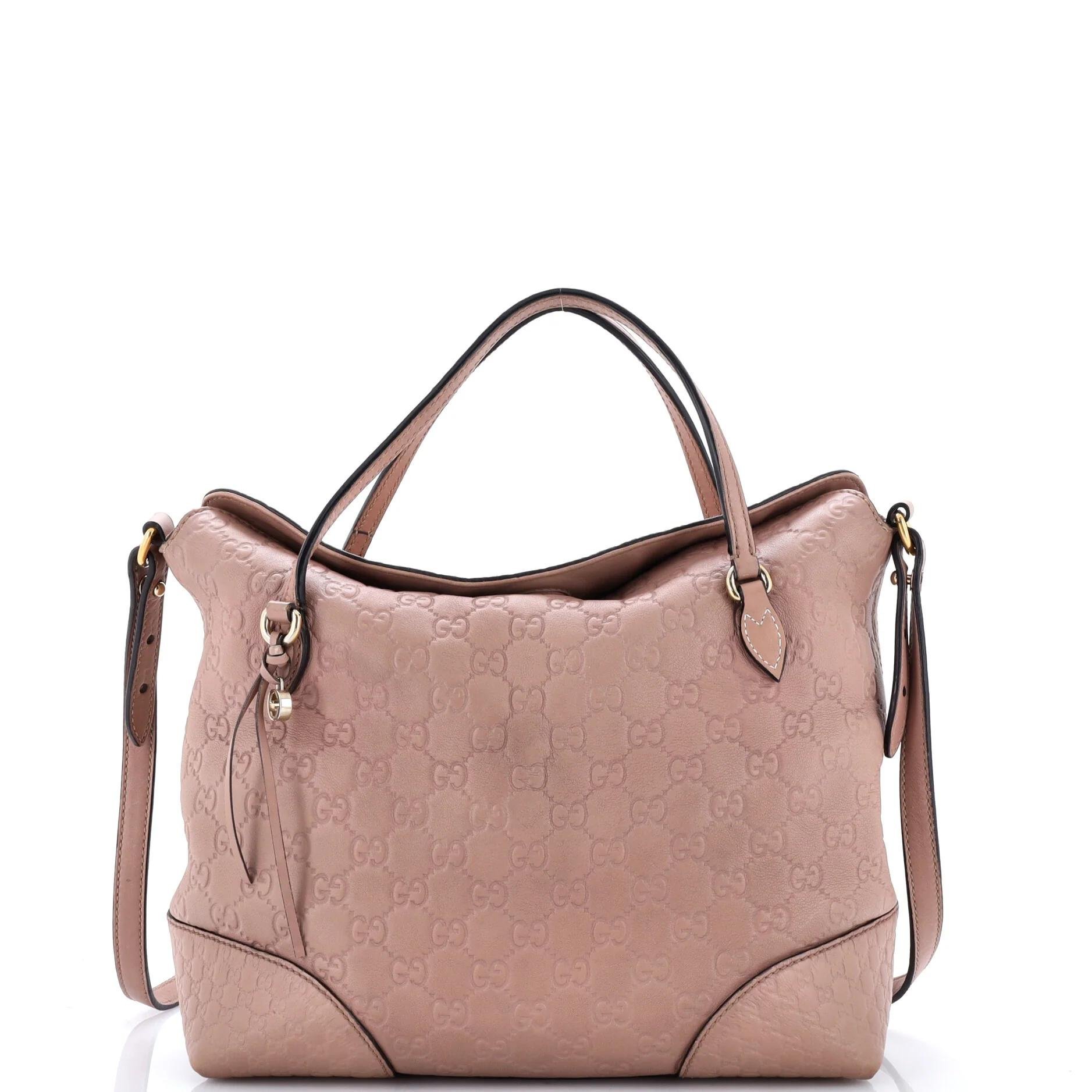 Leather tote
