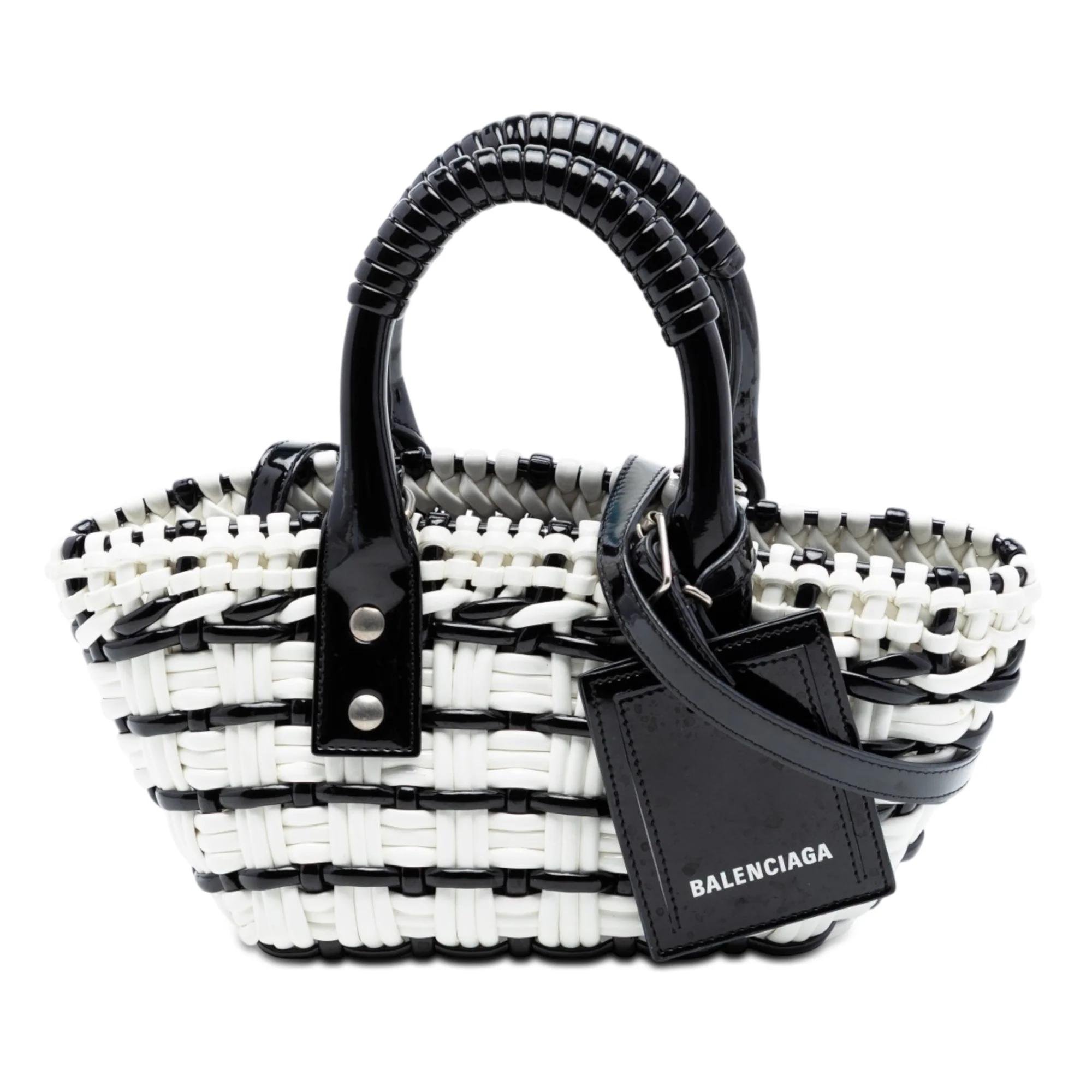 Balenciaga Bistro Panier cloth handbag