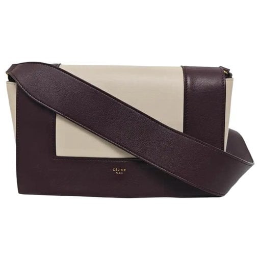 Frame leather crossbody bag