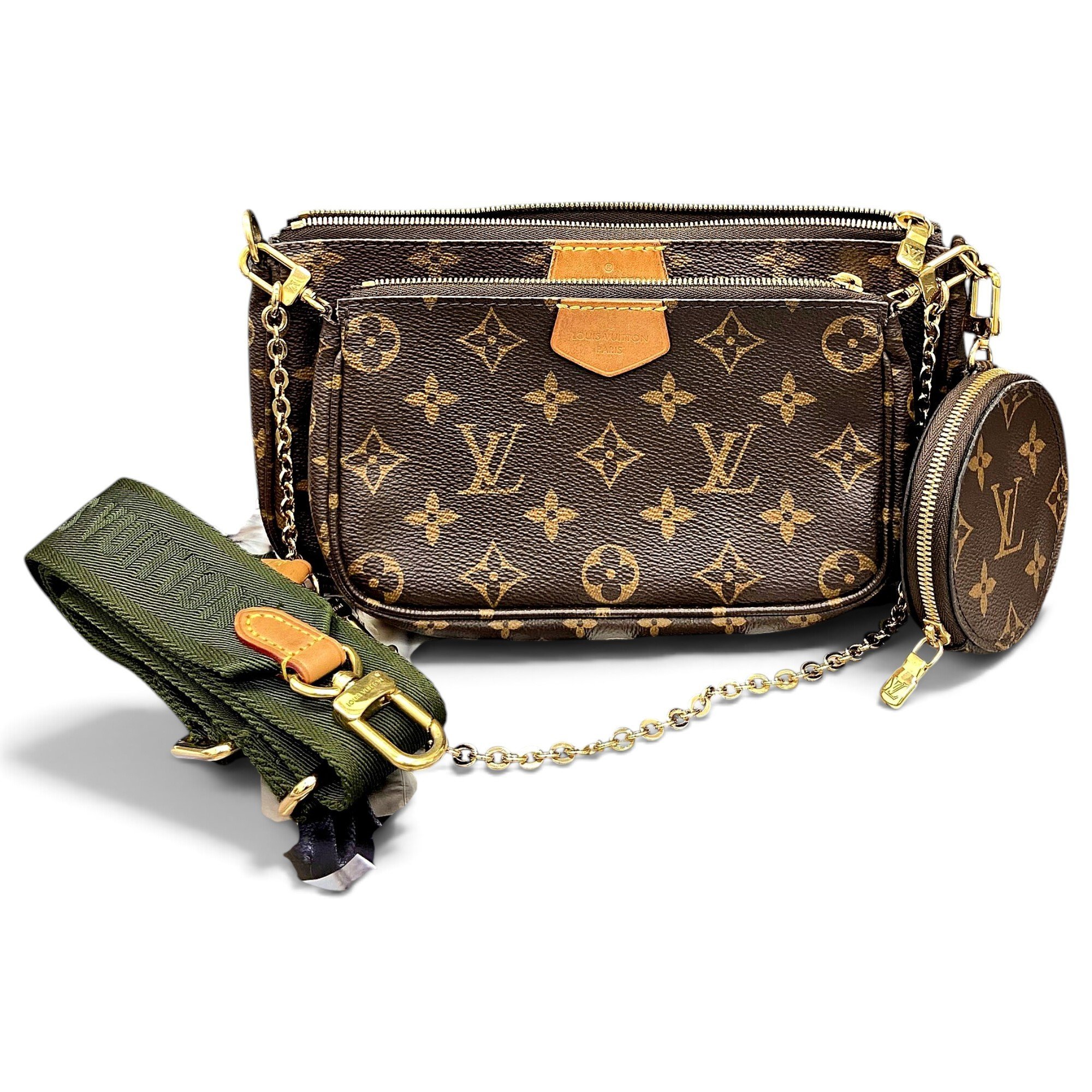 Multi Pochette Accessoires leather handbag