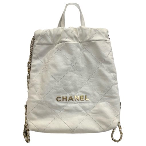 Chanel 22 leather backpack