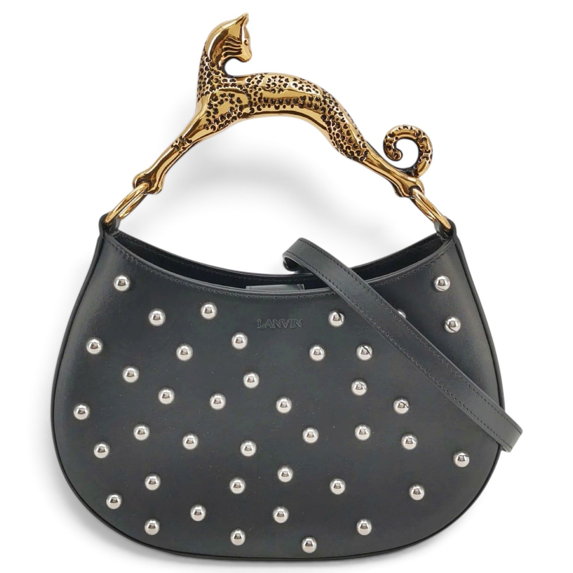Lanvin Pencil Chat leather handbag