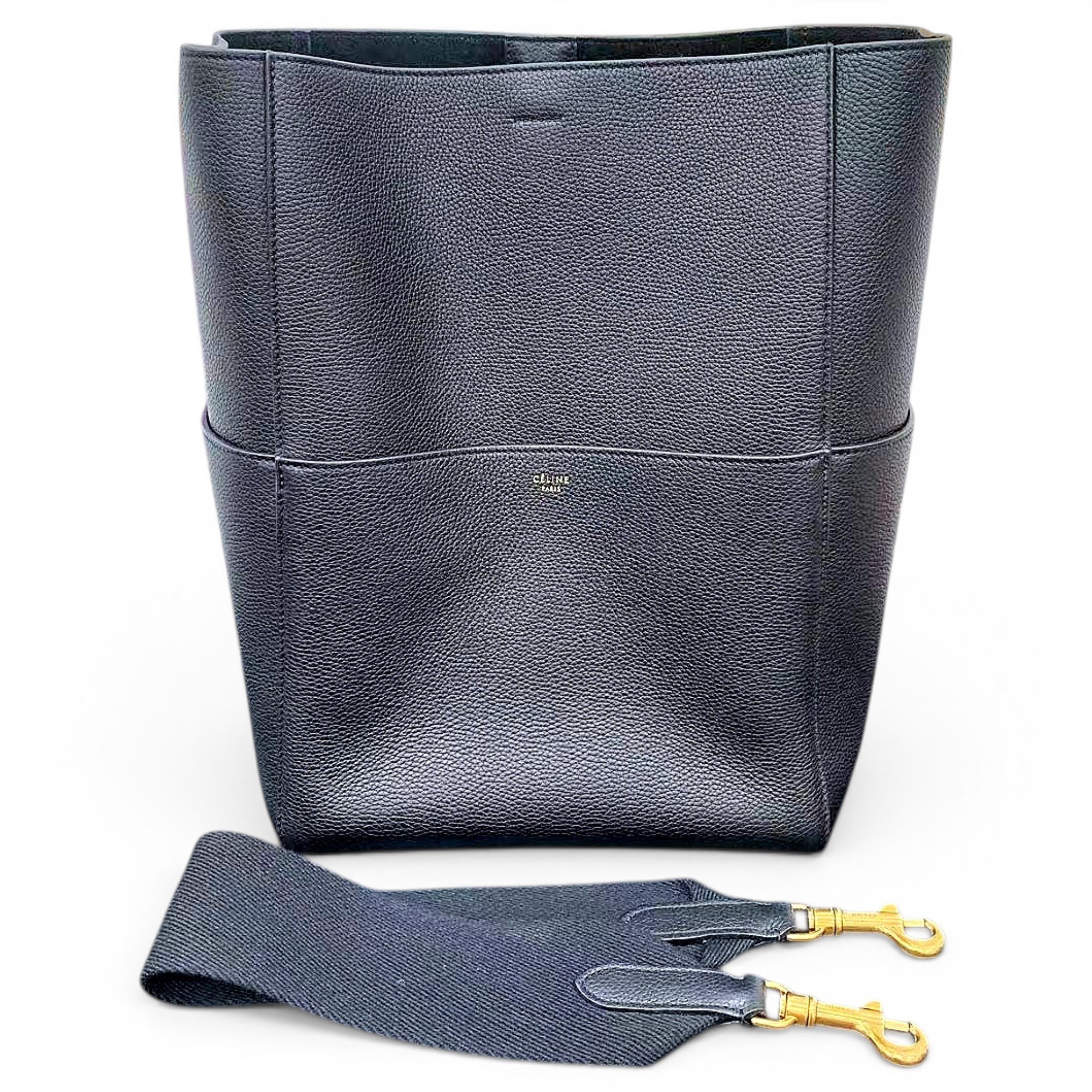 Seau Sangle leather tote
