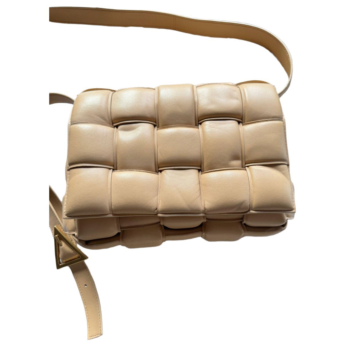 Cassette Padded leather handbag
