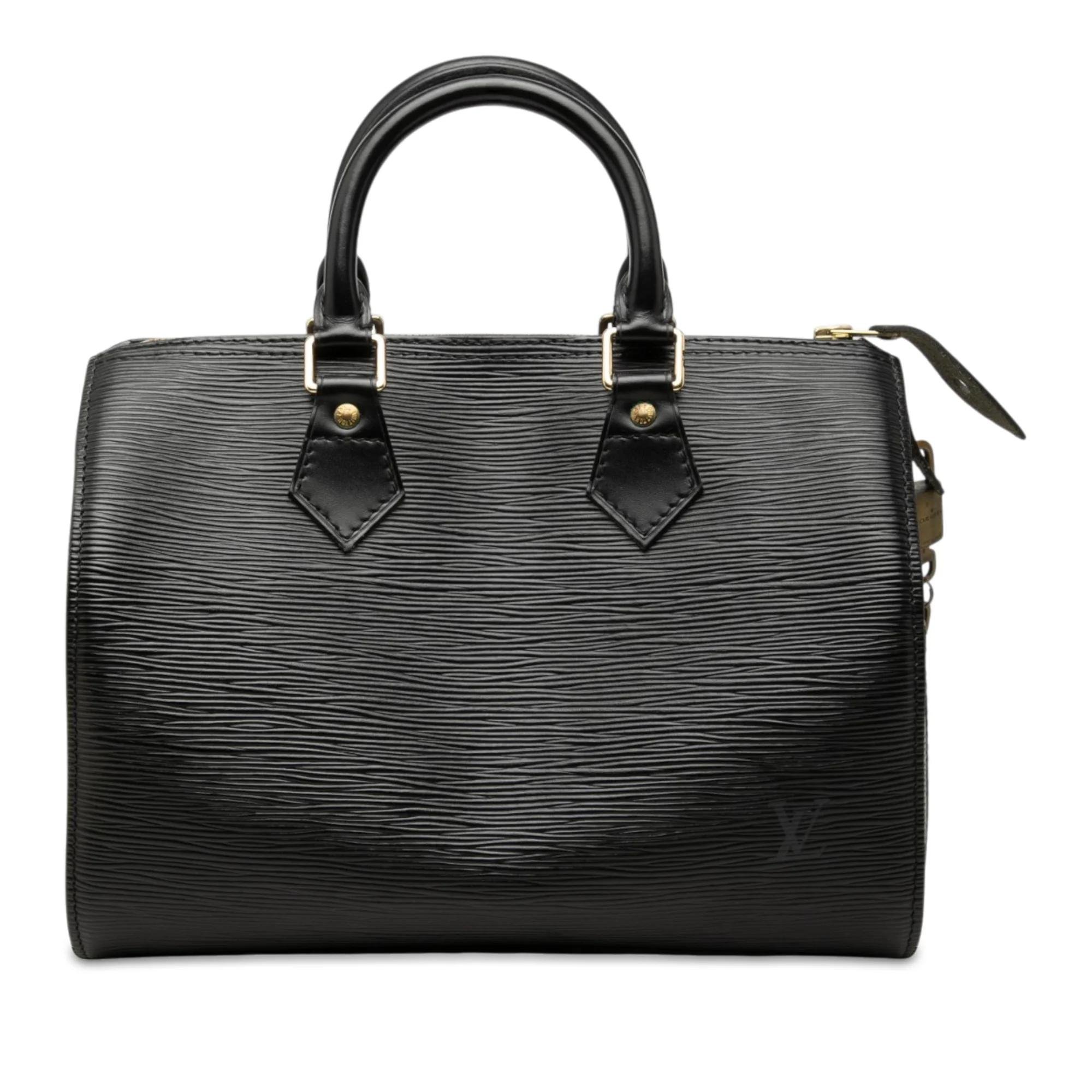 Speedy leather bag
